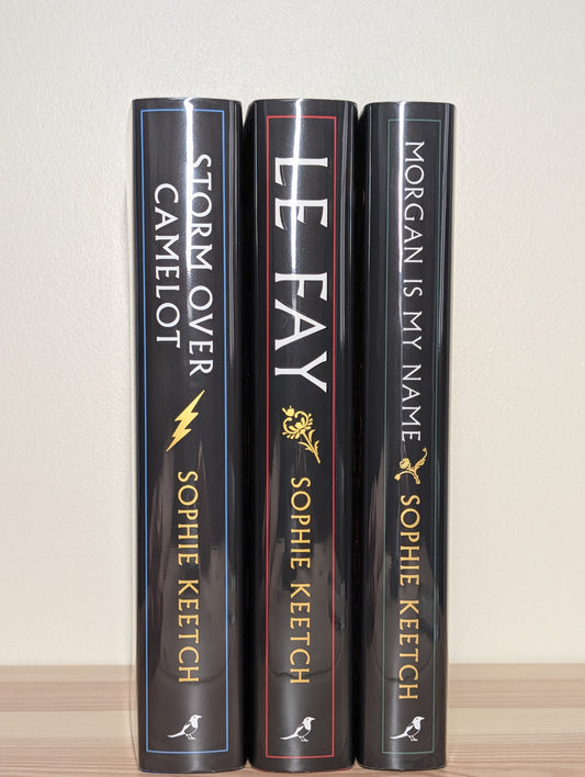 Morgan Is My Name; Le Fay; Storm over Camelot by Sophie Keetch (Signed Set with sprayed edges)