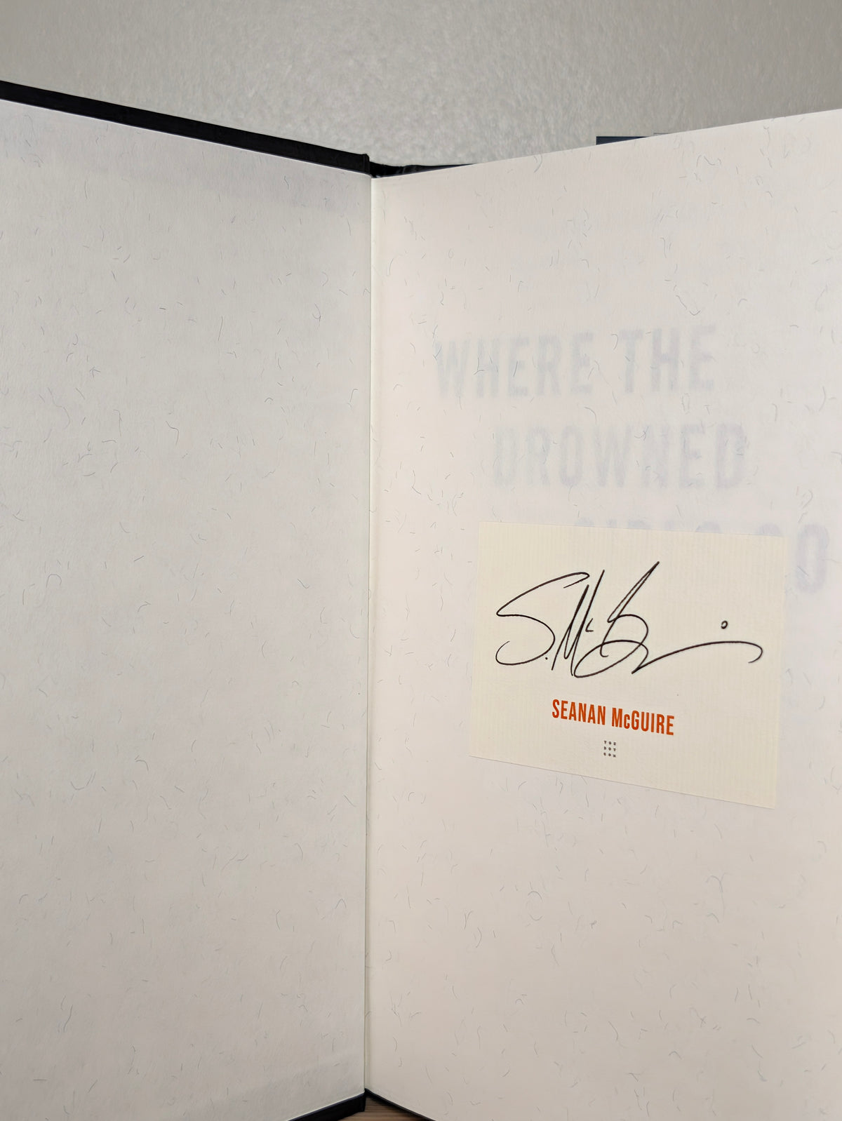 Where the Drowned Girls Go by Seanan McGuire (Signed Bookplate)