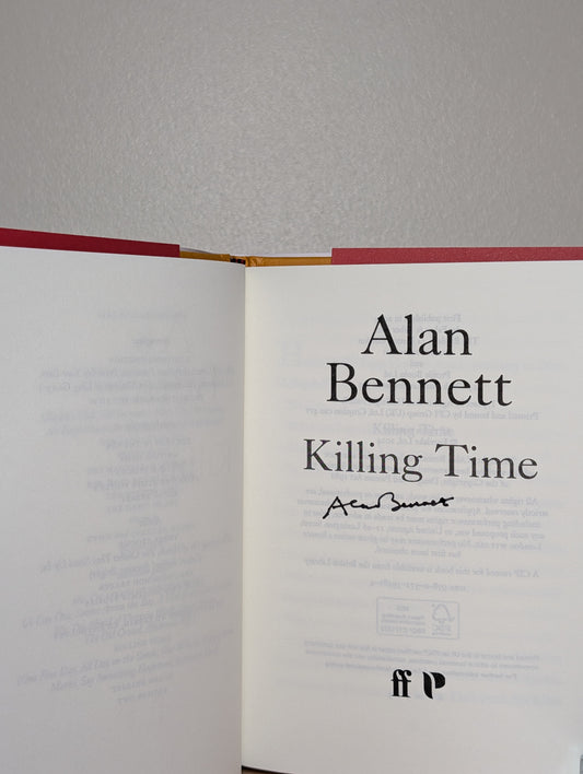 Killing Time by Alan Bennett (Signed)