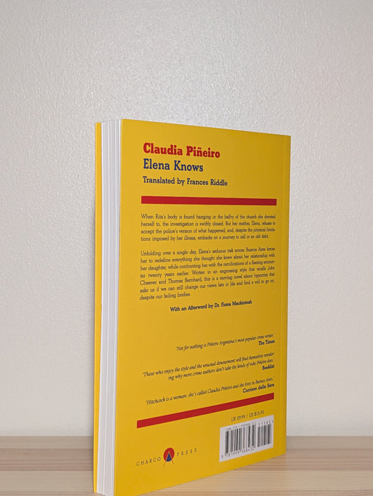 Elena Knows by Claudia Pineiro (Signed Dated First Edition)
