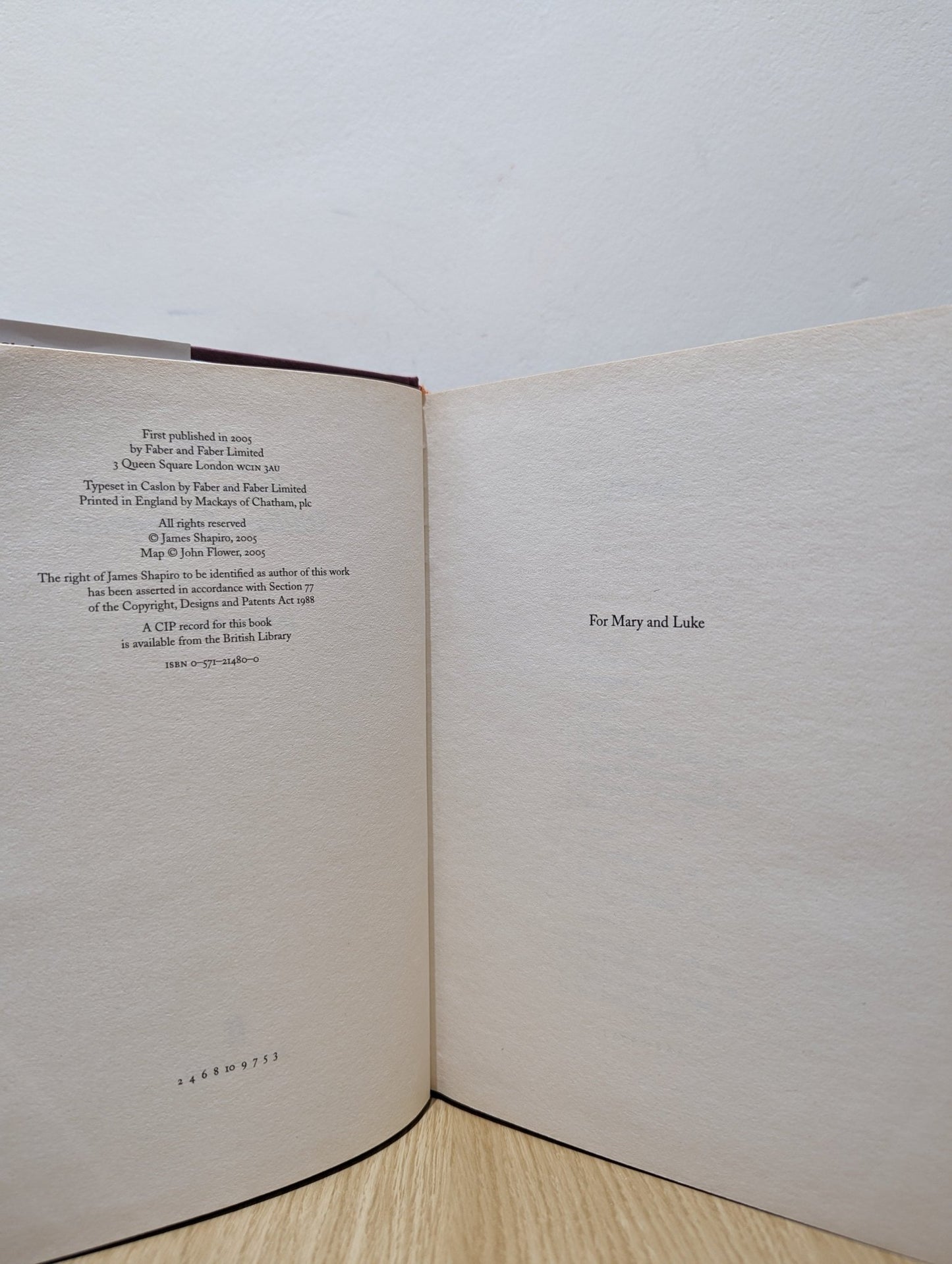 1599: A Year in the Life of William Shakespeare by James Shapiro - Fialta Books