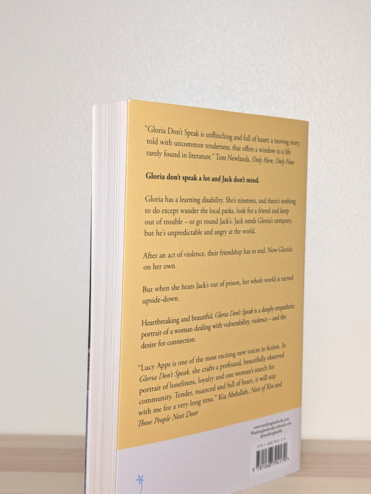 Gloria Don't Speak by Lucy Apps (Signed First Edition)