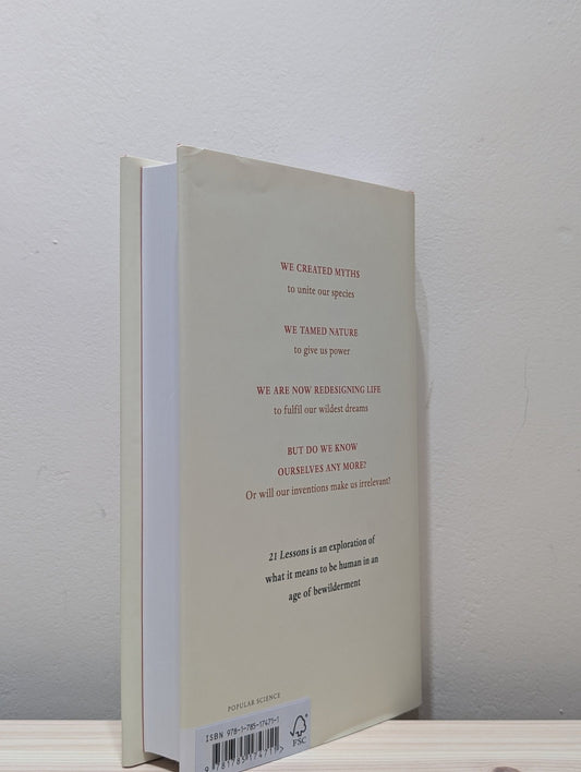 21 Lessons for the 21st Century by Yuval Noah Harari (Signed First Edition) - Fialta Books