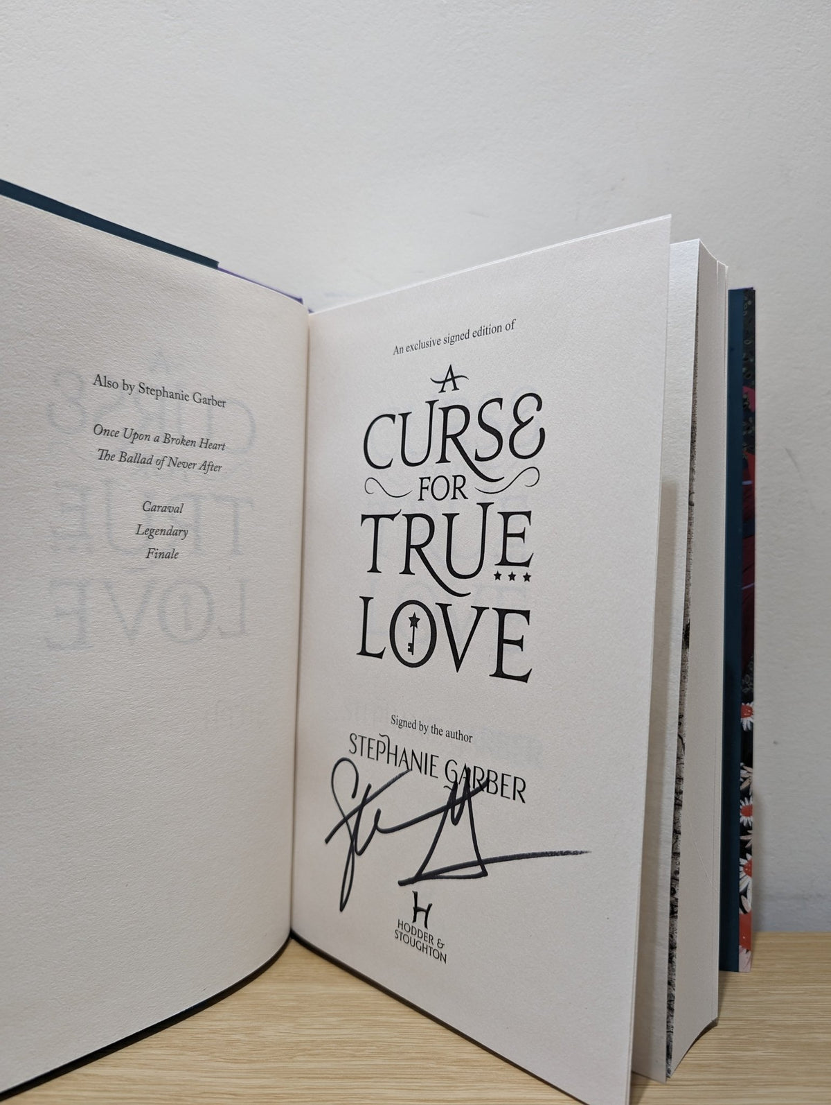 A Curse For True Love by Stephanie Garber (Signed Apple Cover) - Fialta Books