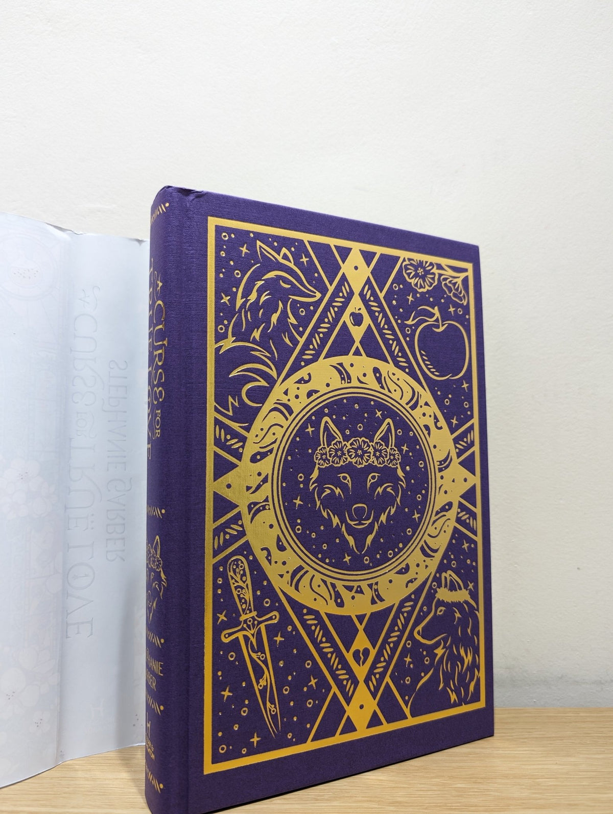 A Curse For True Love by Stephanie Garber (Signed Wolf Cover) - Fialta Books