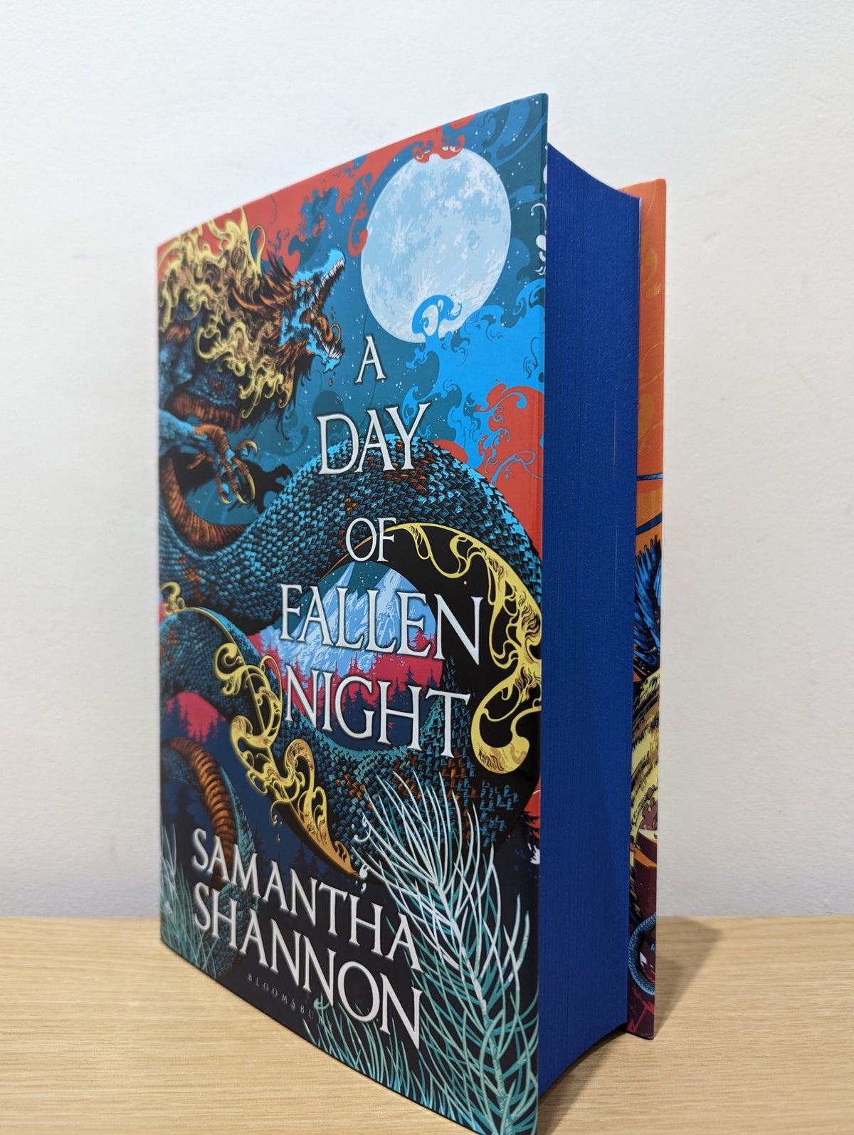 A Day of Fallen Night by Samantha Shannon (Signed First Edition with sprayed edges) - Fialta Books