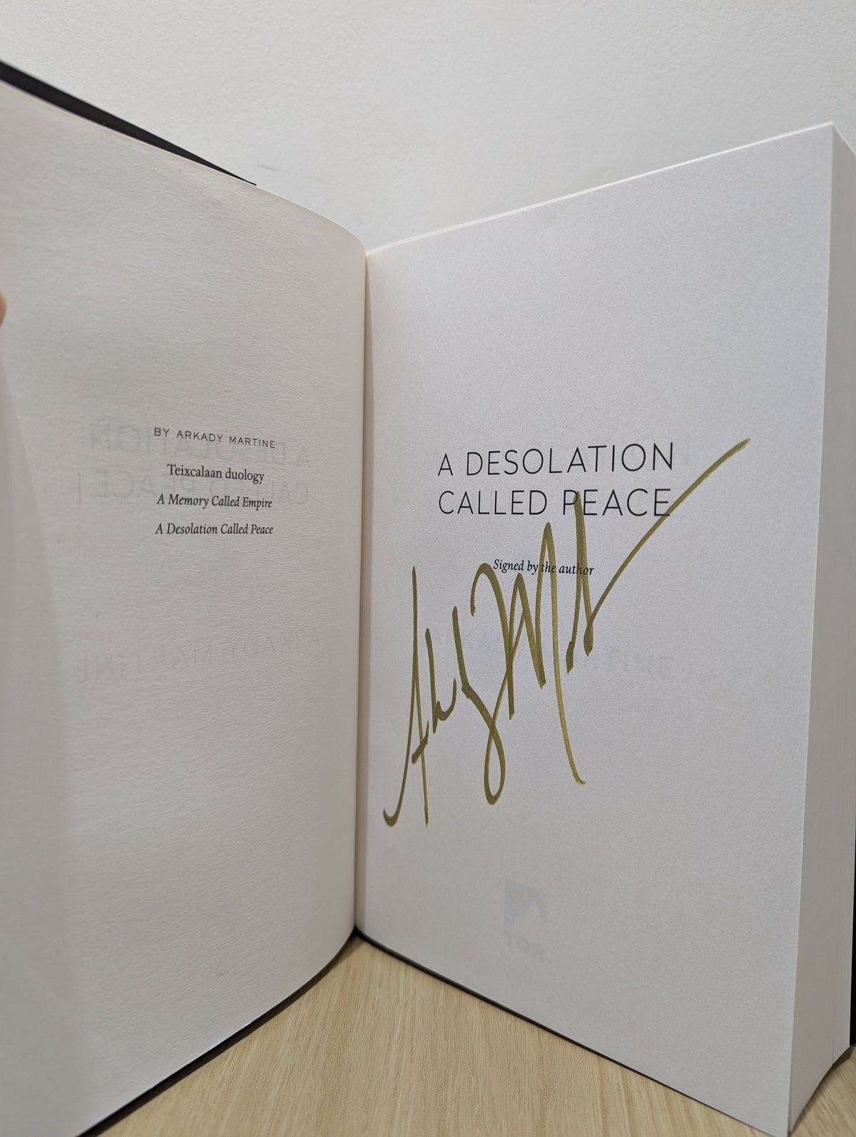 A Desolation Called Peace by Arkady Martine (Signed First Edition) - Fialta Books