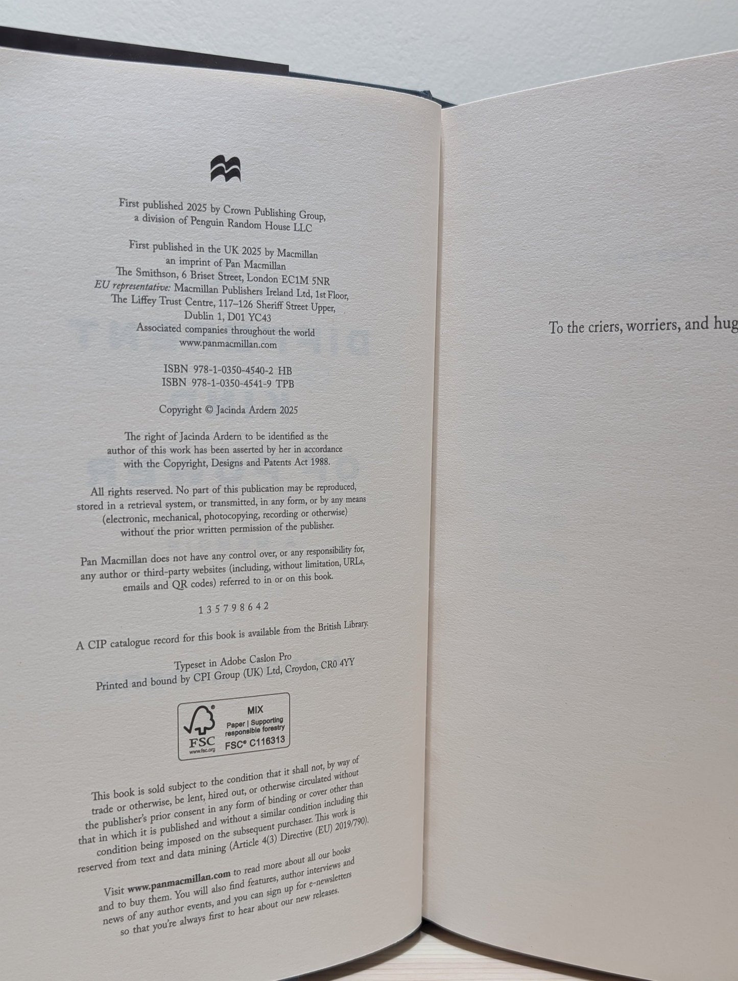 A Different Kind of Power: A Memoir by Jacinda Ardern (Signed First Edition) - Fialta Books