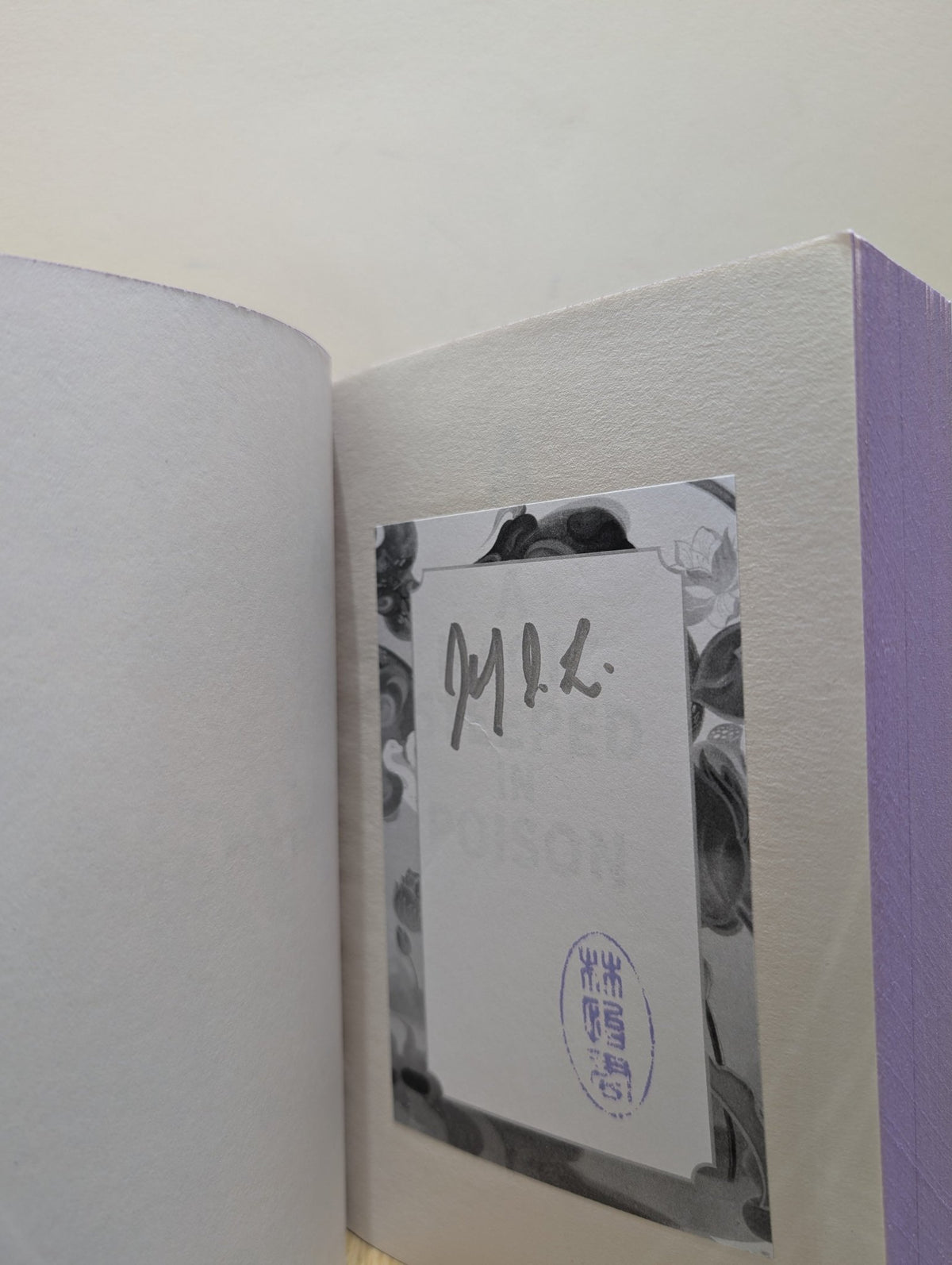 A Magic Steeped In Poison by Judy I. Lin (Signed First Edition with sprayed edges) - Fialta Books