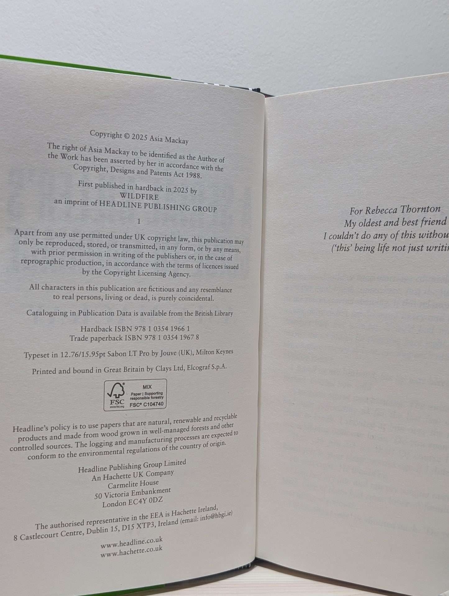 A Serial Killer's Guide to Marriage by Asia Mackay (Signed First Edition) - Fialta Books