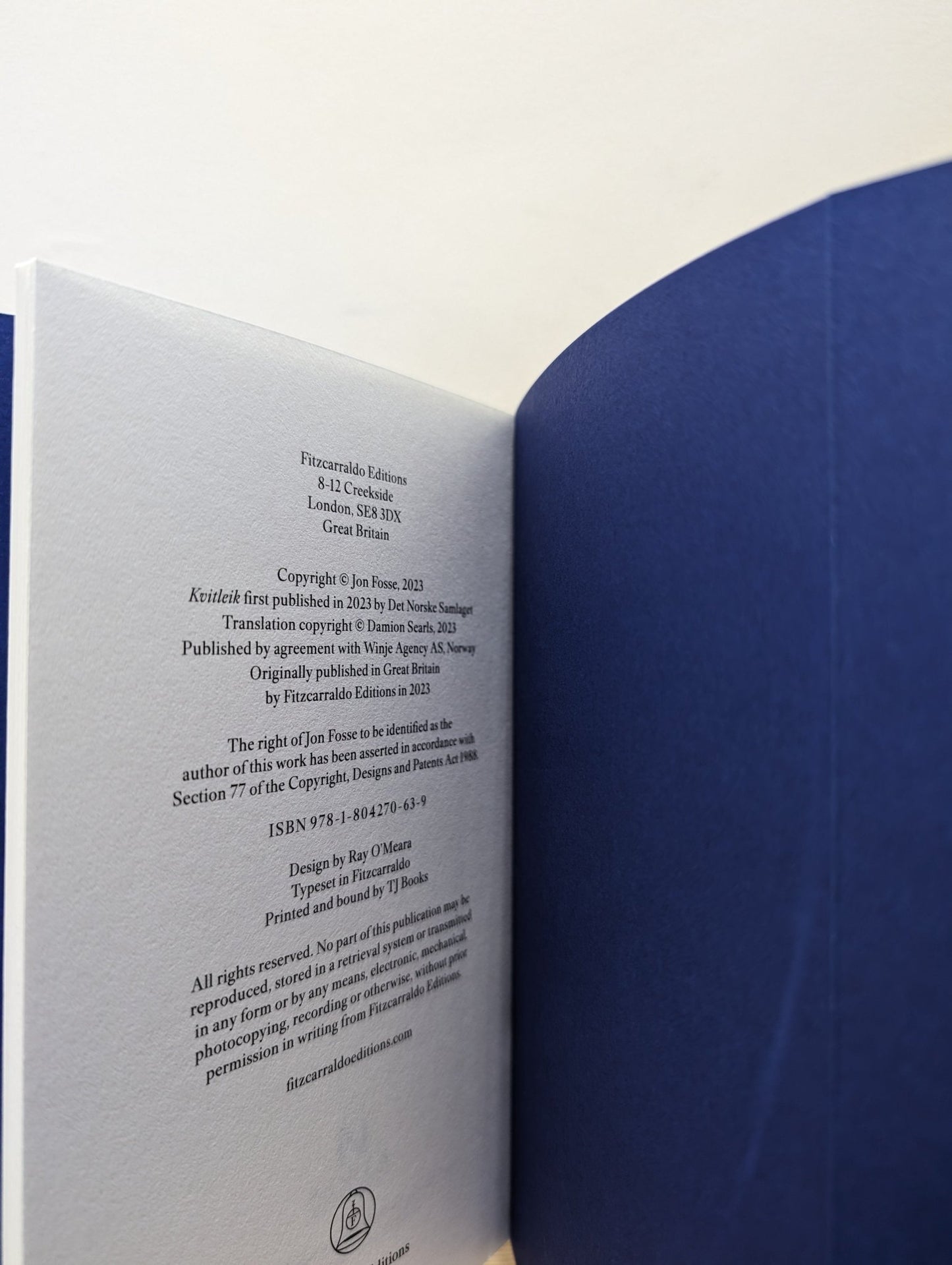 A Shining by Jon Fosse (First Edition) - Fialta Books