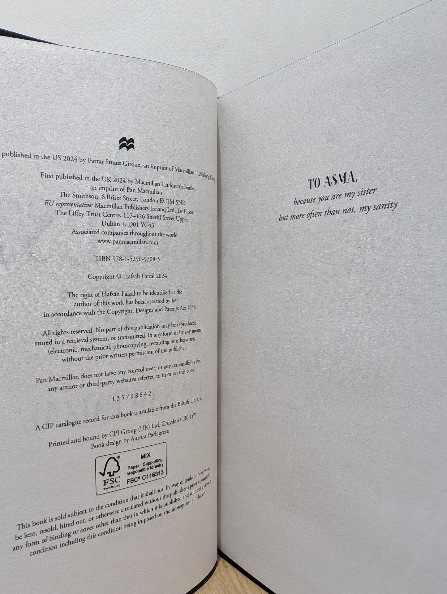 A Tempest of Tea by Hafsah Faizal (Signed First Edition with sprayed edges) - Fialta Books