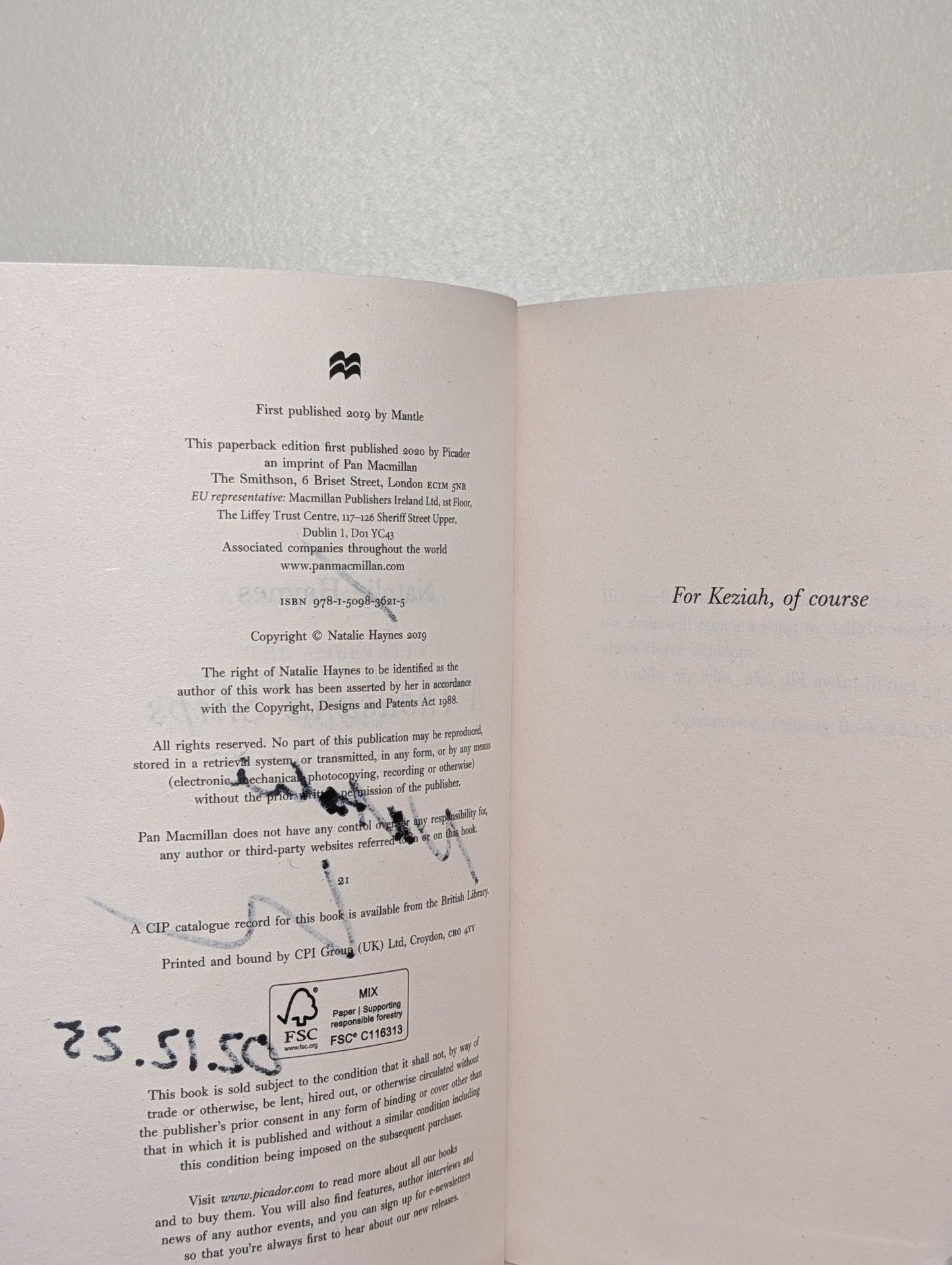 A Thousand Ships by Natalie Haynes (Signed Dated) - Fialta Books