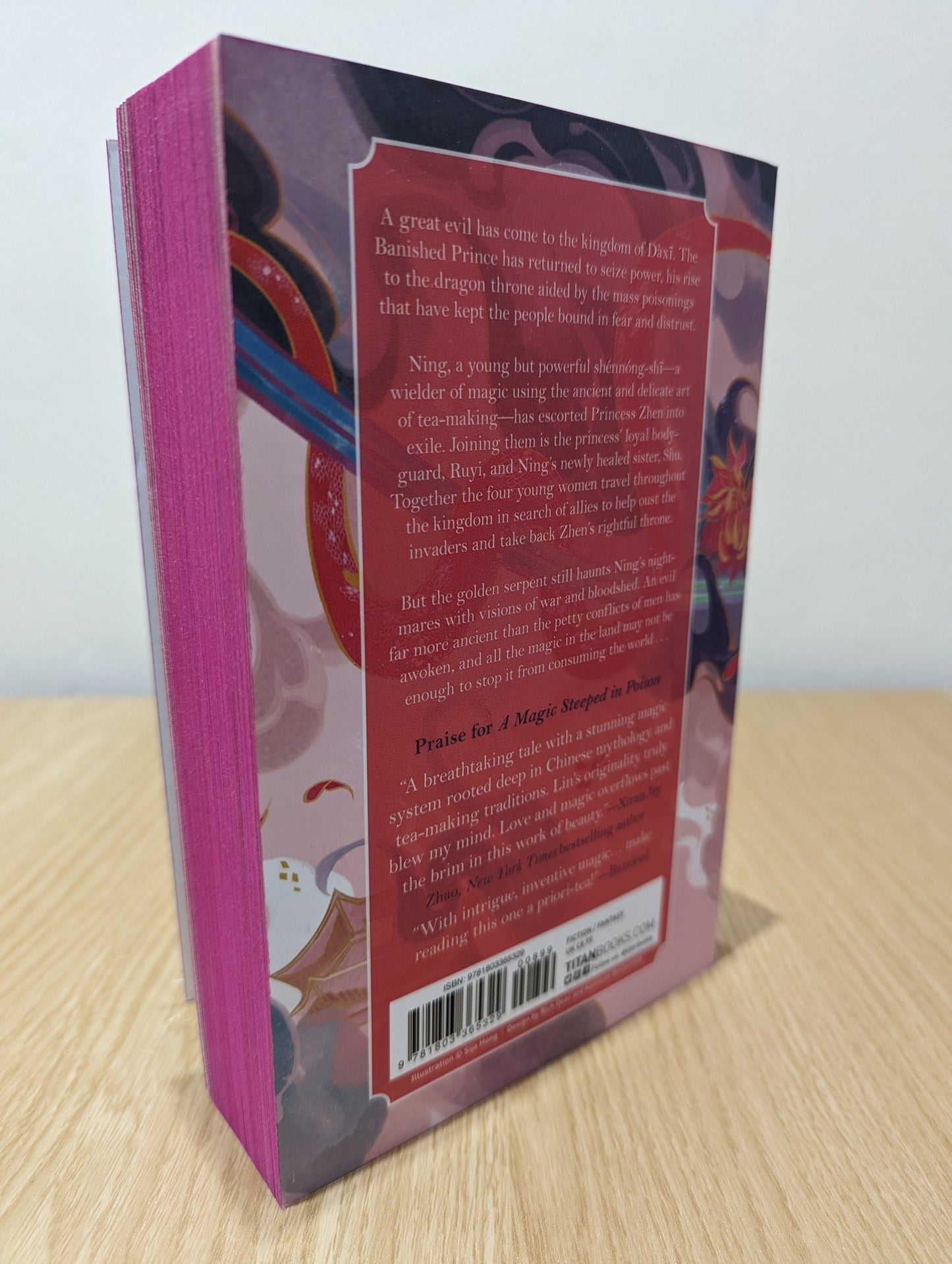 A Venom Dark and Sweet: The Book of Tea 2 by Judy I. Lin (Signed First Edition with sprayed edges) - Fialta Books