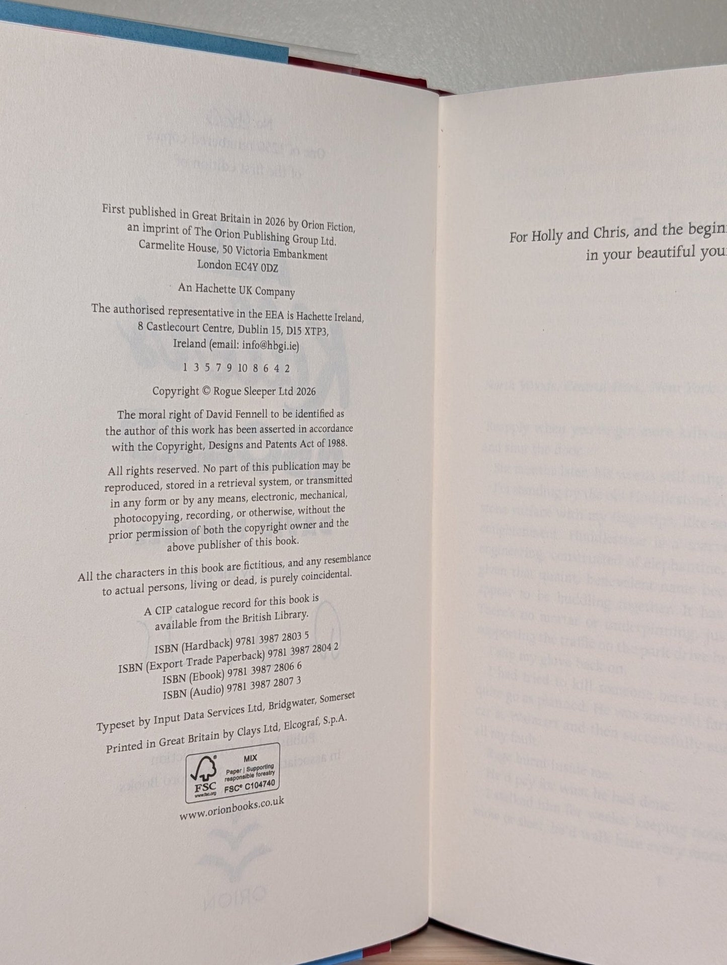 All Killers Aboard by David Fennell (Signed First Edition with sprayed edges) - Fialta Books