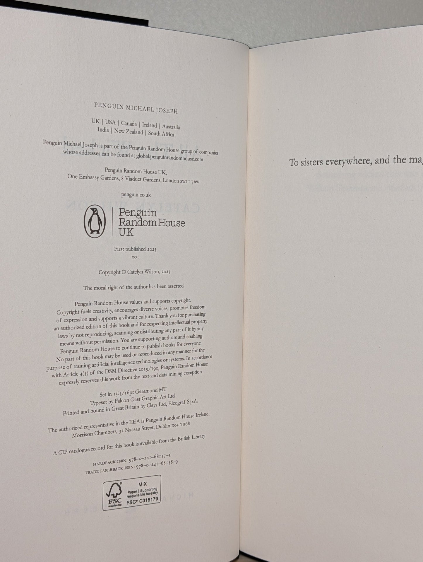 All The Wicked by Catelyn Wilson (Signed First Edition with sprayed edges) - Fialta Books