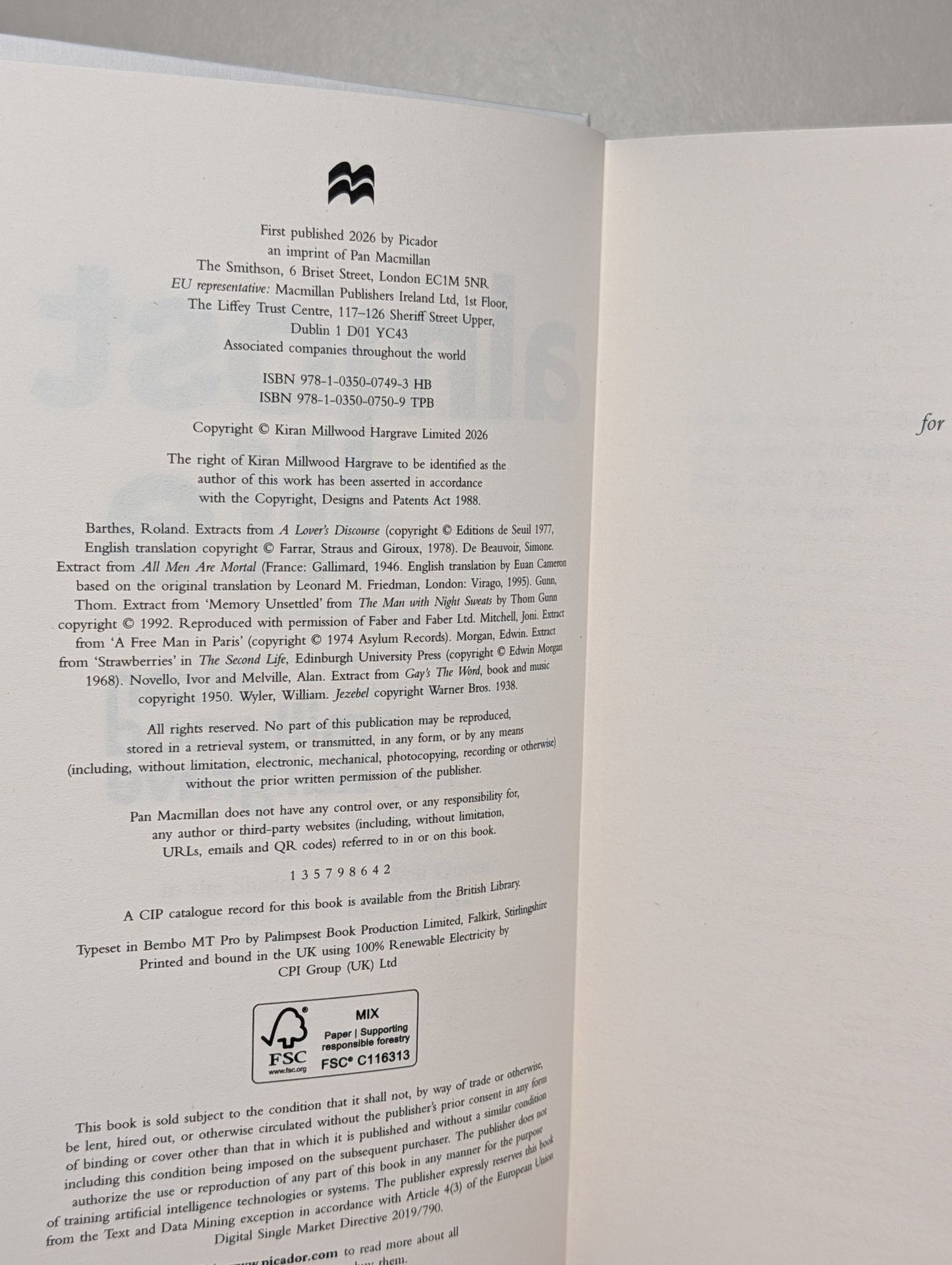 Almost Life by Kiran Millwood Hargrave (Signed First Edition) - Fialta Books