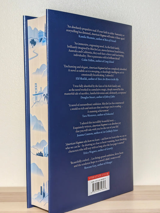 American Hagwon by Min Jin Lee (Signed First Edition with sprayed edges) - Fialta Books