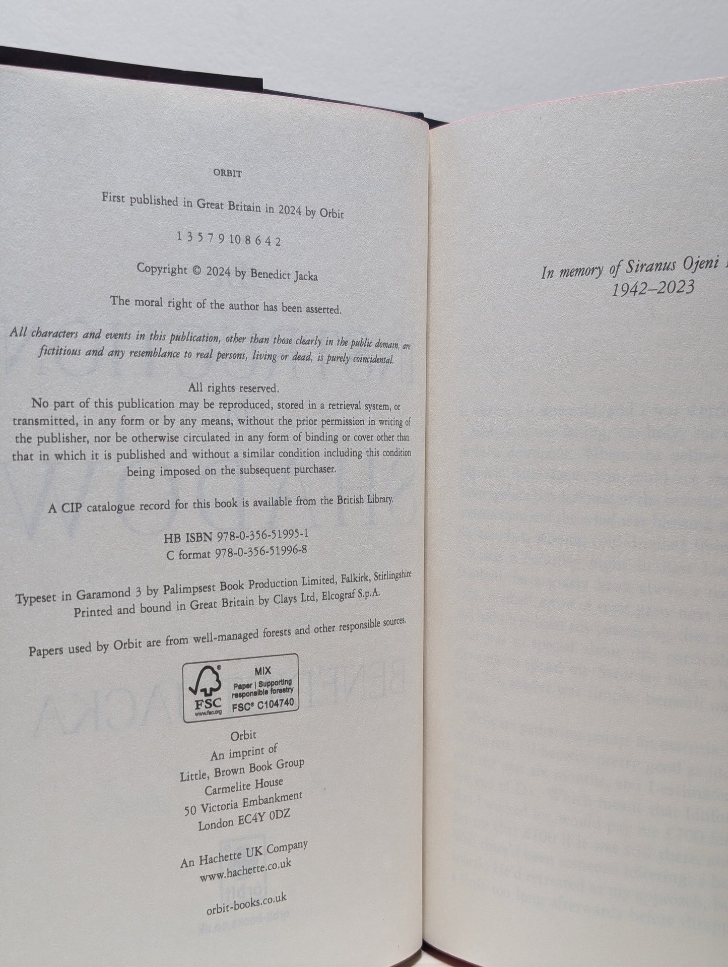 An Instruction In Shadow by Benedict Jacka (Signed First Edition with sprayed edges) - Fialta Books