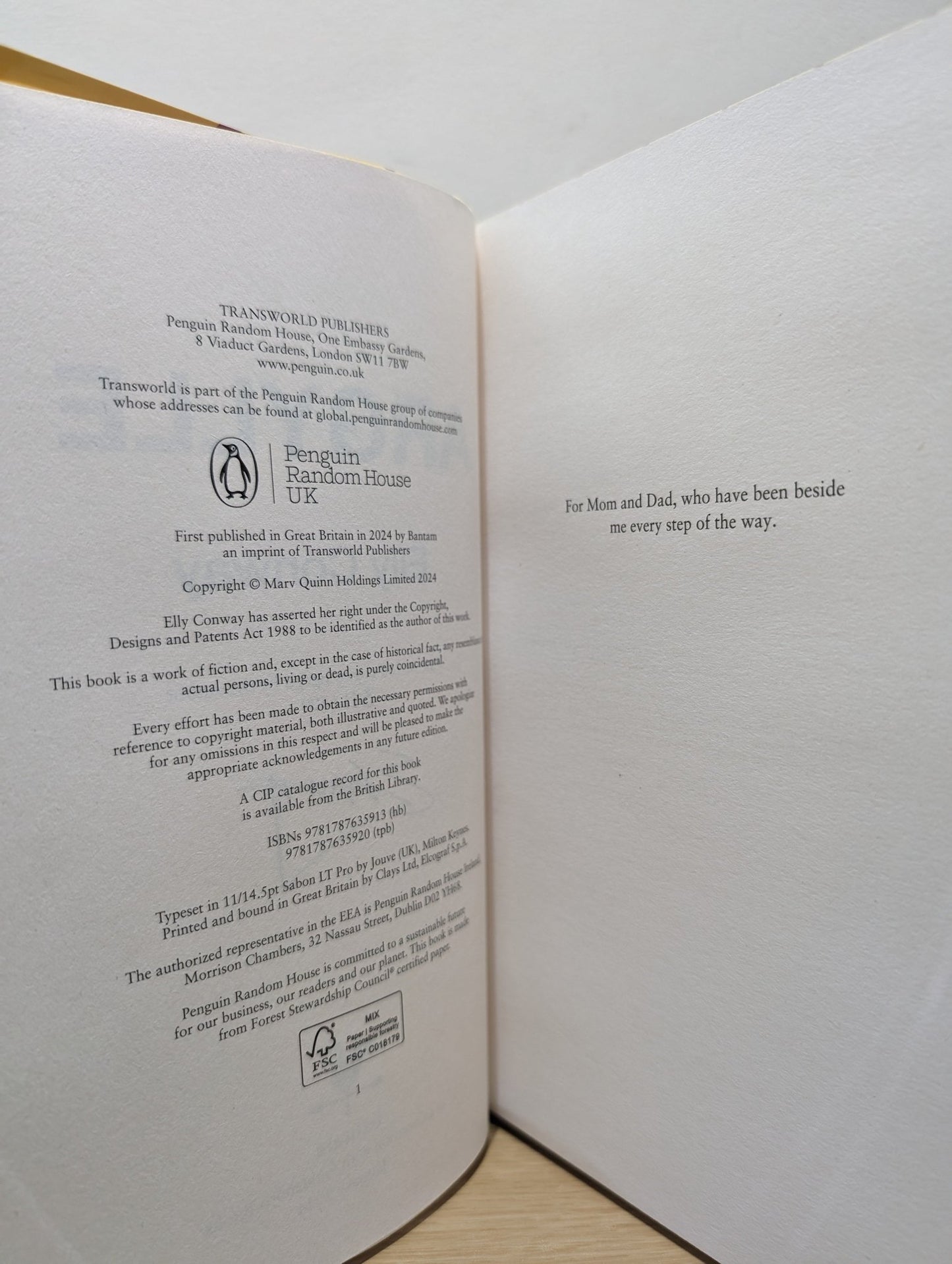 Argylle by Elly Conway (Signed Numbered First Edition with sprayed edges) - Fialta Books