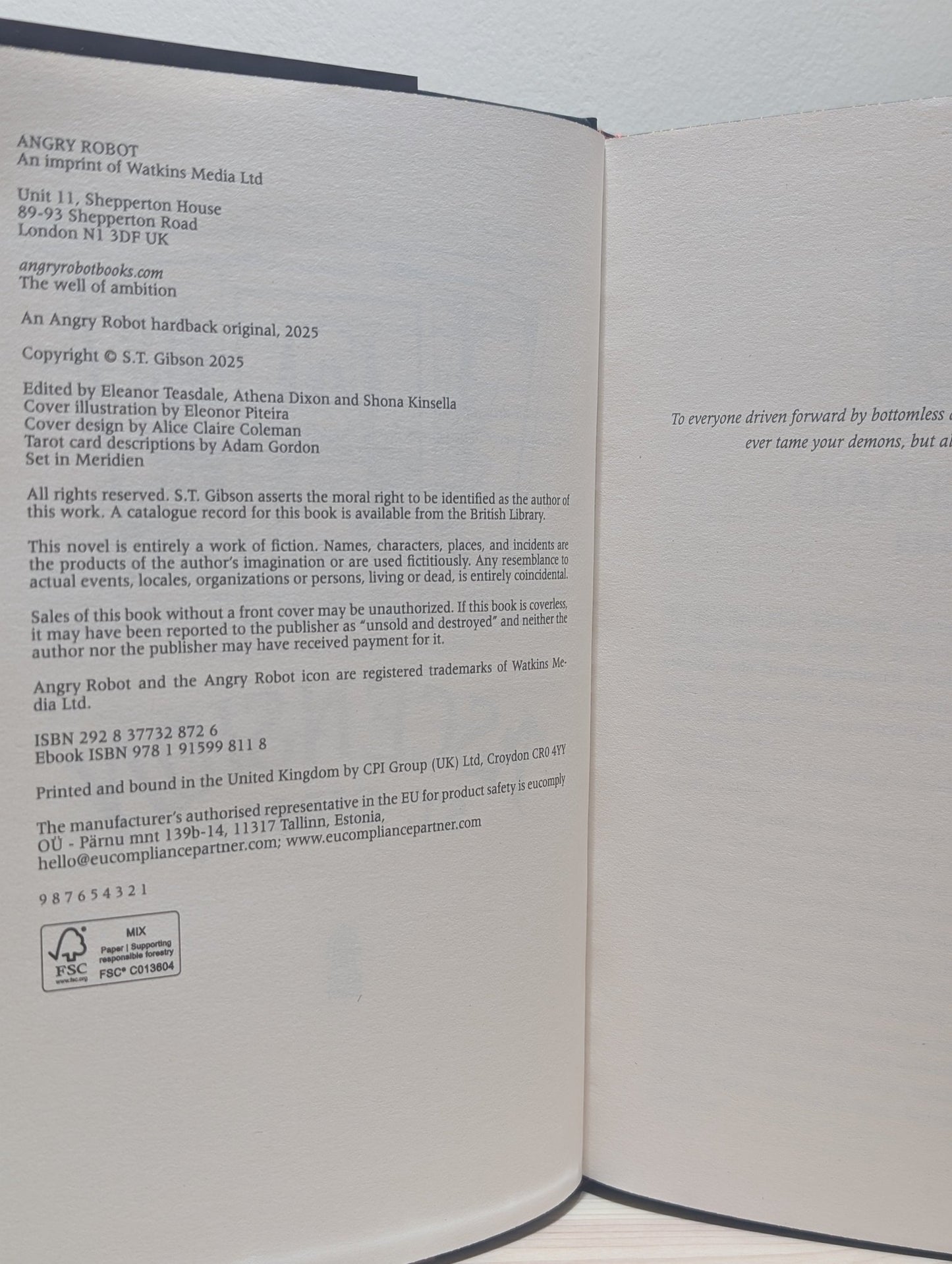 Ascension: Book II in The Summoner's Circle by S.T. Gibson (Signed First Edition with sprayed edges) - Fialta Books