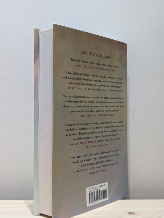 Asunder by Kerstin Hall (First Edition) - Fialta Books