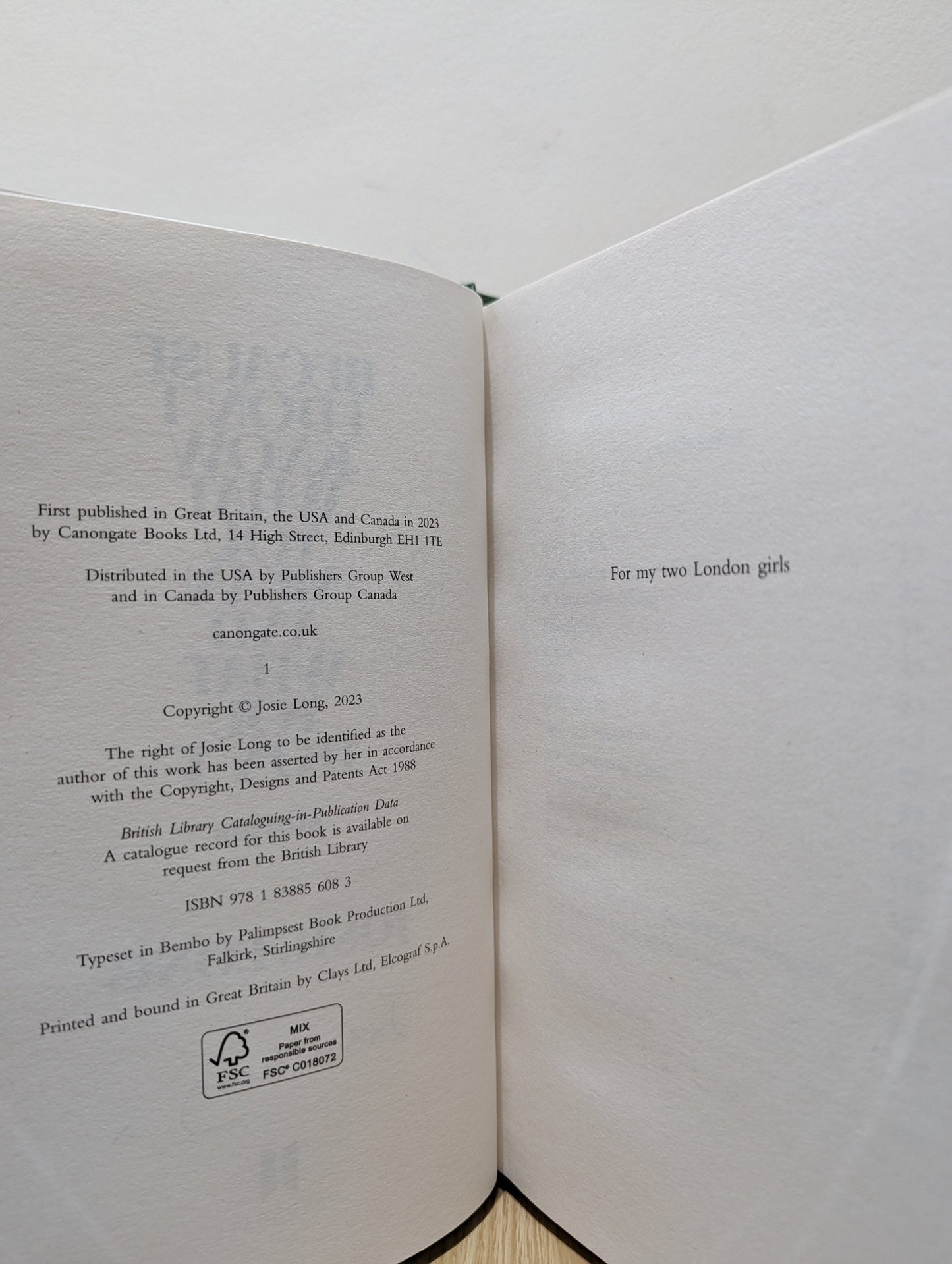 Because I don't know what you mean and what you don't by Josie Long (Signed First Edition) - Fialta Books