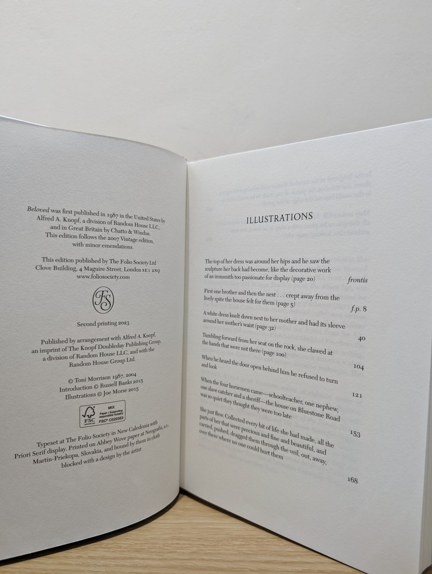 Beloved by Toni Morrison (Folio Slipcase Edition) - Fialta Books