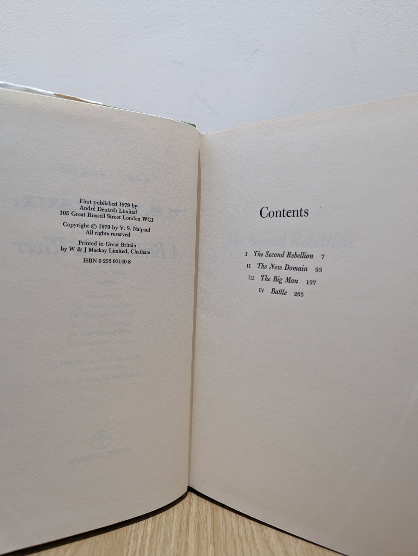 Bend in the River by V.S. Naipaul (First Edition) - Fialta Books