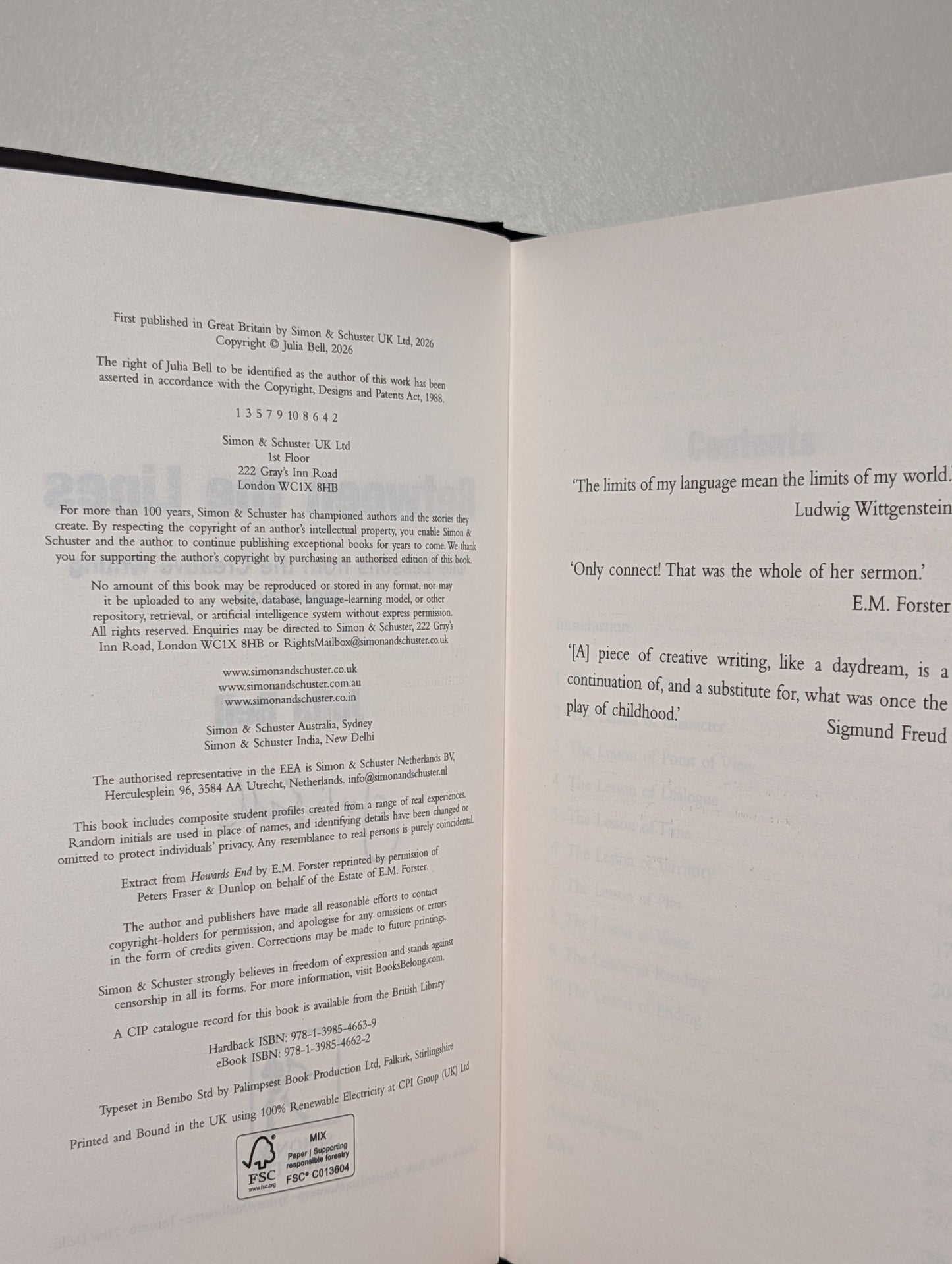 Between the Lines by Julia Bell (Signed First Edition) - Fialta Books
