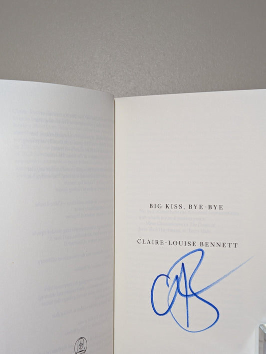 Big Kiss, Bye - Bye by Claire - Louise Bennett (Signed First Edition) - Fialta Books