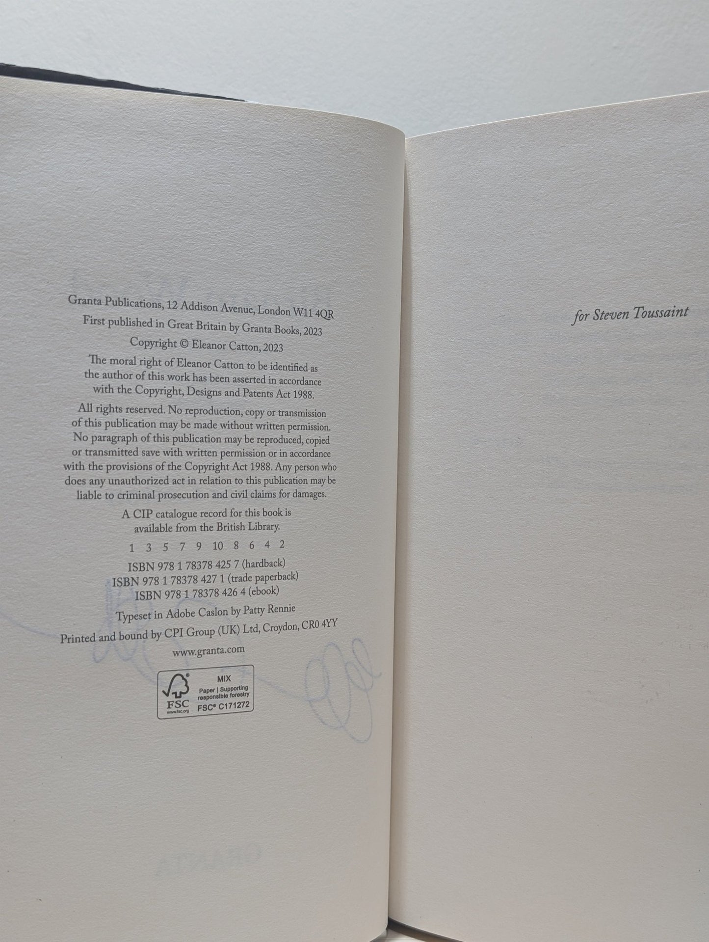 Birnam Wood by Eleanor Catton (Signed First Edition) - Fialta Books