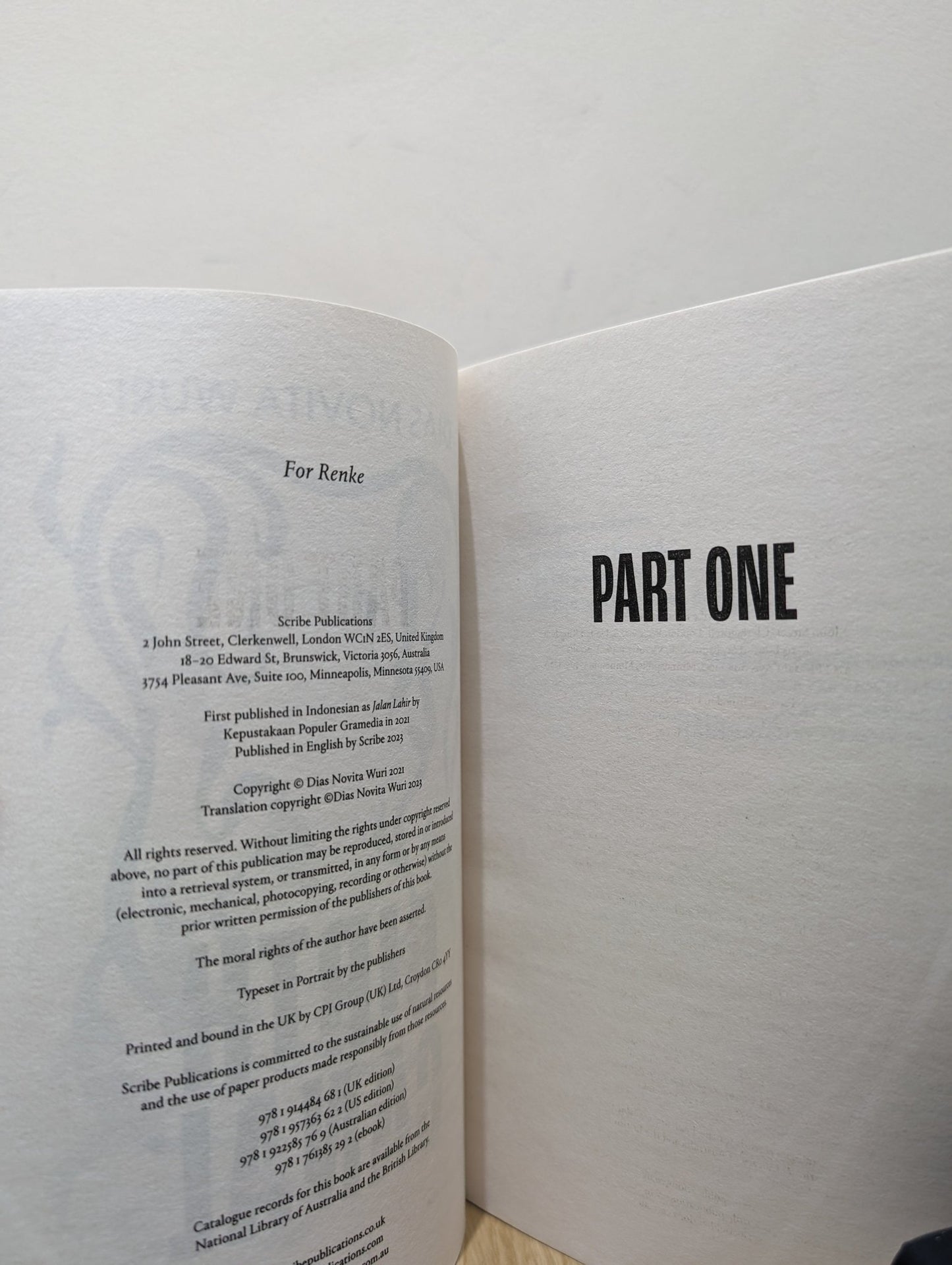 Birth Canal by Dias Novita Wuri (First Edition) - Fialta Books