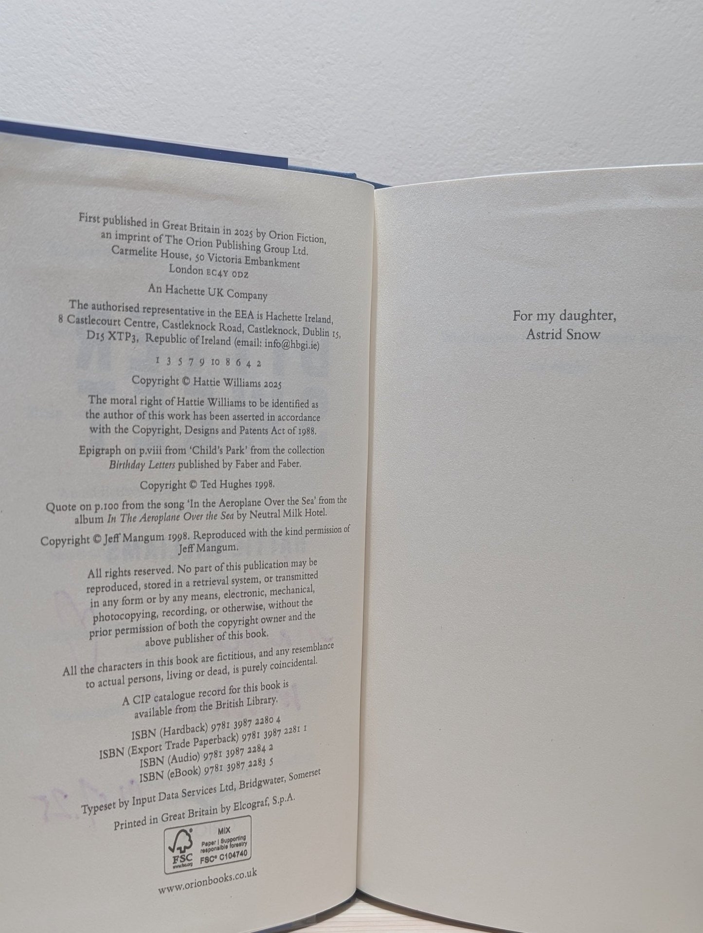 Bitter Sweet by Hattie Williams (Signed Dated First Edition) - Fialta Books