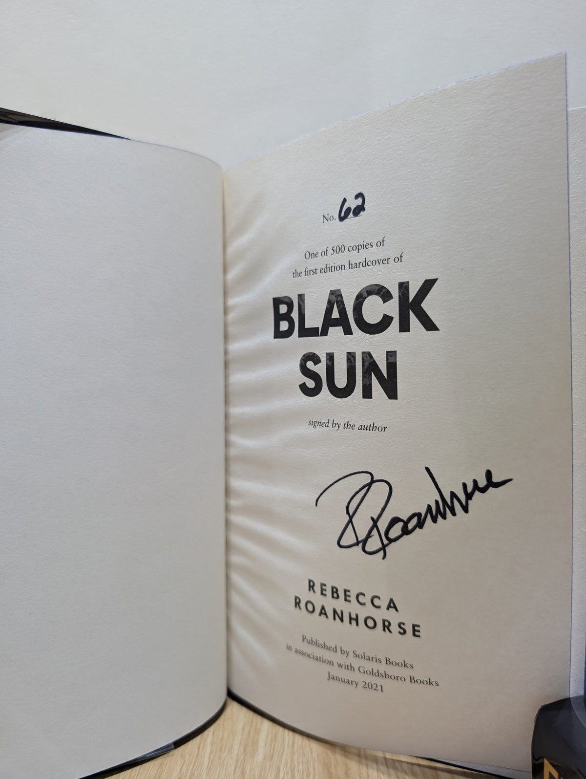 Black Sun; Fevered Star; Mirrored Heavens by Rebecca Roanhorse (Signed Numbered First Edition with sprayed edges) - Fialta Books