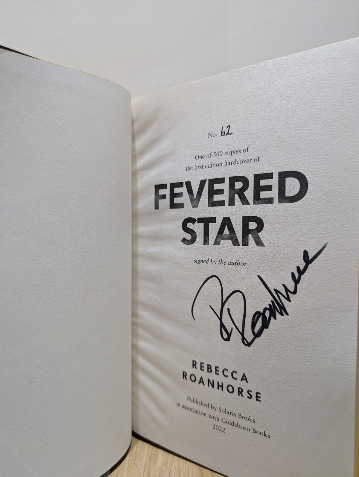 Black Sun; Fevered Star; Mirrored Heavens by Rebecca Roanhorse (Signed Numbered First Edition with sprayed edges) - Fialta Books