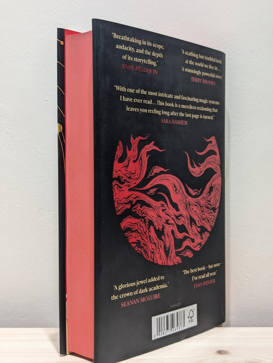 Blood Over Bright Haven by M. L. Wang (Signed First Edition with sprayed edges) - Fialta Books