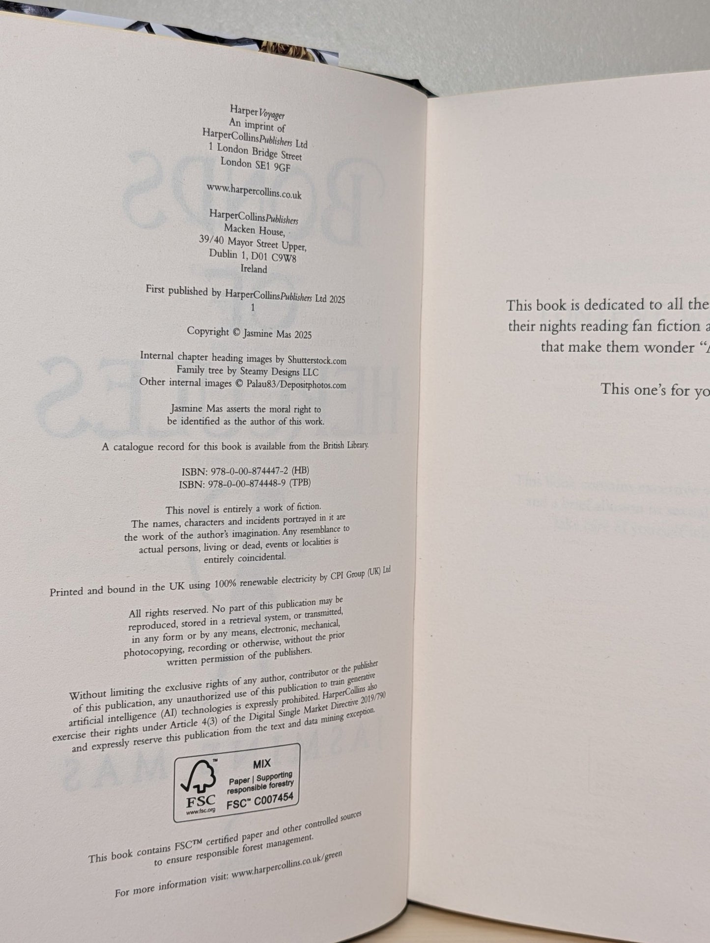 Bonds of Hercules by Jasmine Mas (Signed First Edition with sprayed edges) - Fialta Books