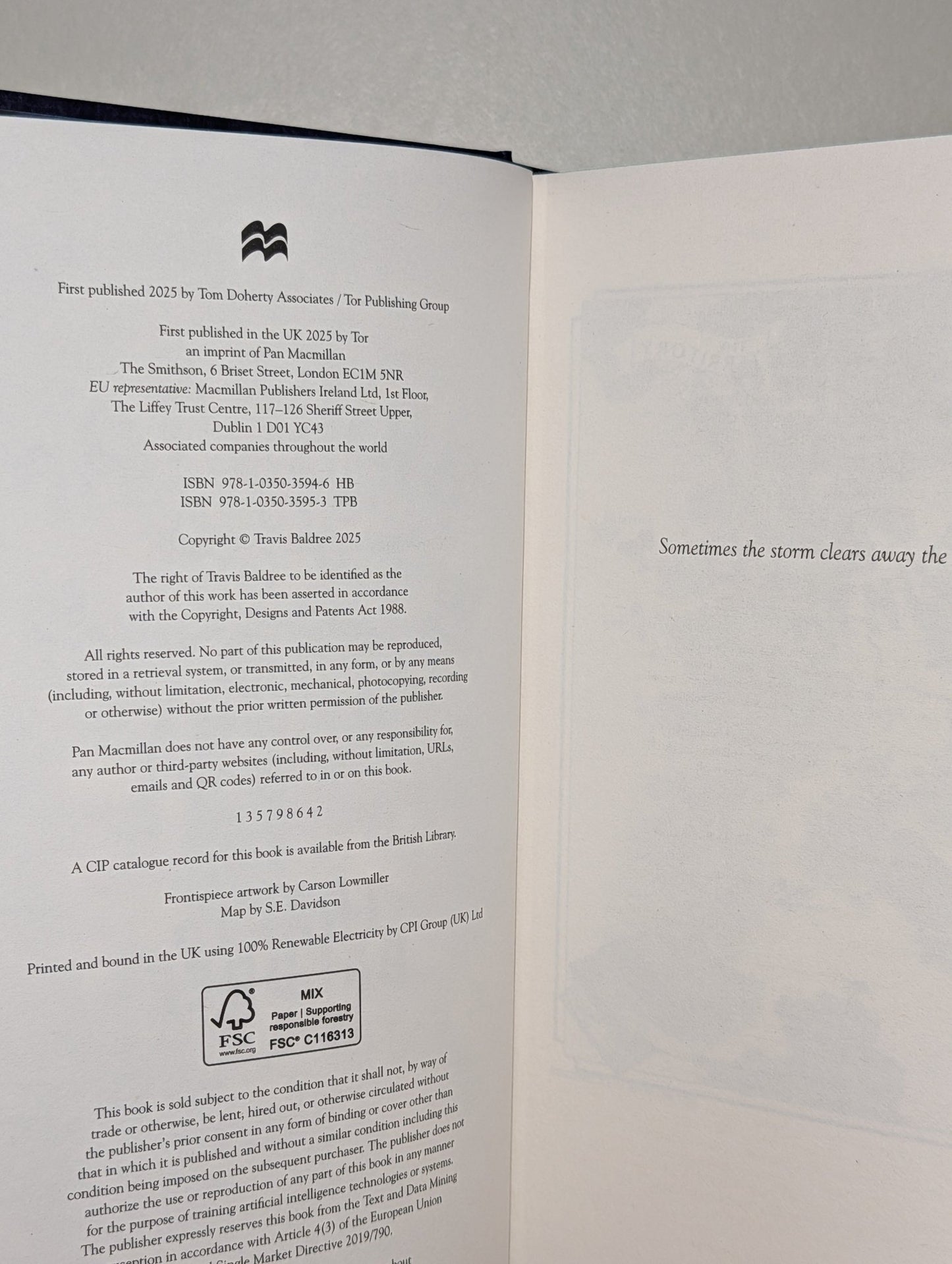 Brigands & Breadknives by Travis Baldree (Signed First Edition with sprayed edges) - Fialta Books