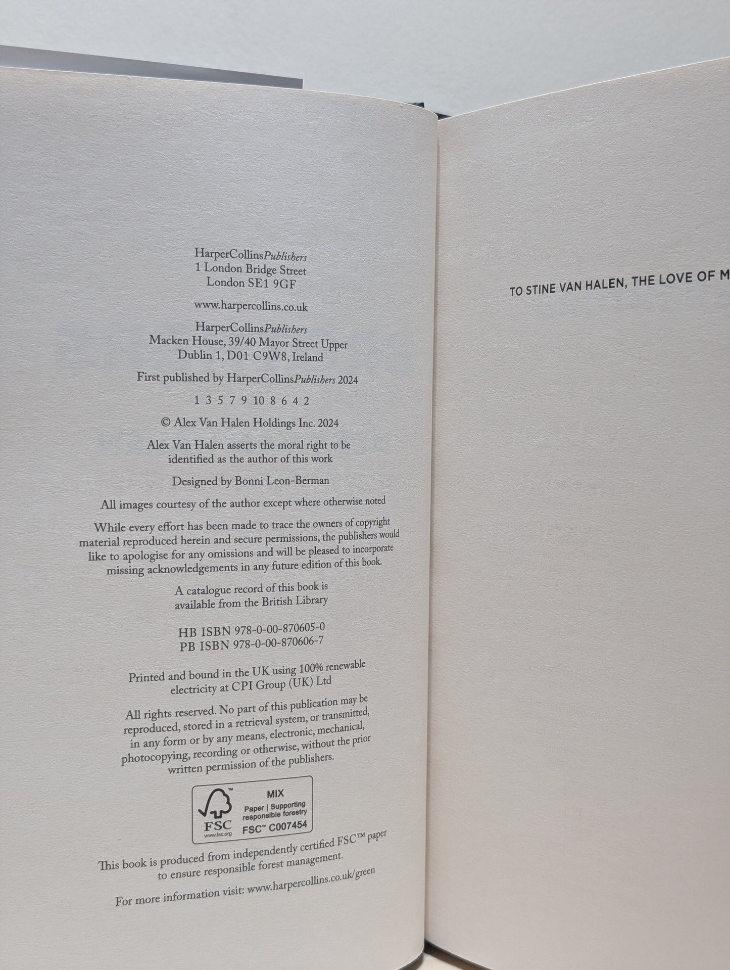 Brothers by Alex Van Halen (Signed First Edition) - Fialta Books