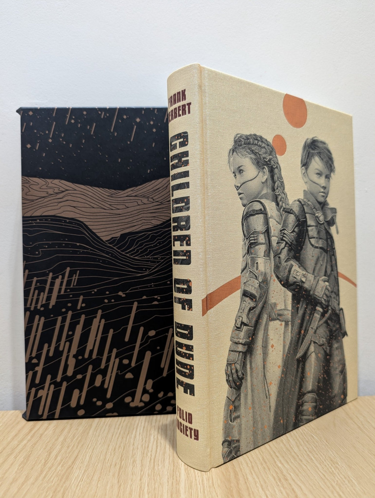 Children of Dune by Frank Herbert (Folio Slipcase Edition Signed by Illustrator) - Fialta Books