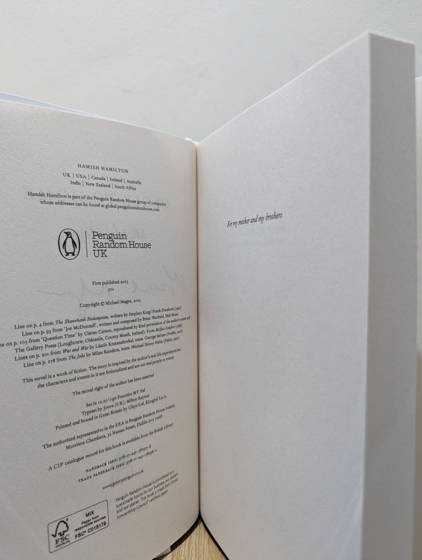 Close to Home by Michael Magee (Signed First Edition) - Fialta Books