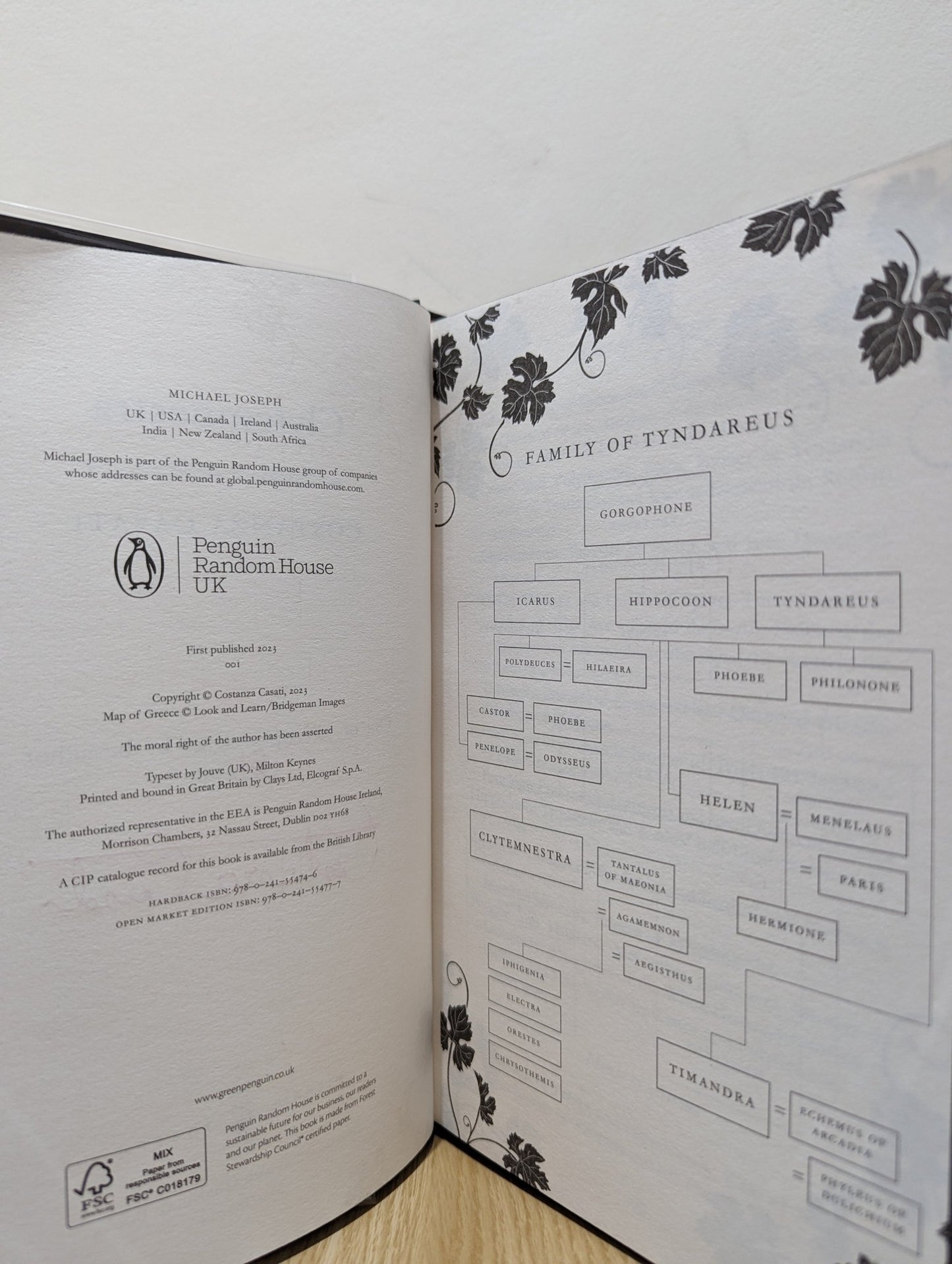 Clytemnestra by Costanza Casati (Signed Numbered First Edition with sprayed edges) - Fialta Books