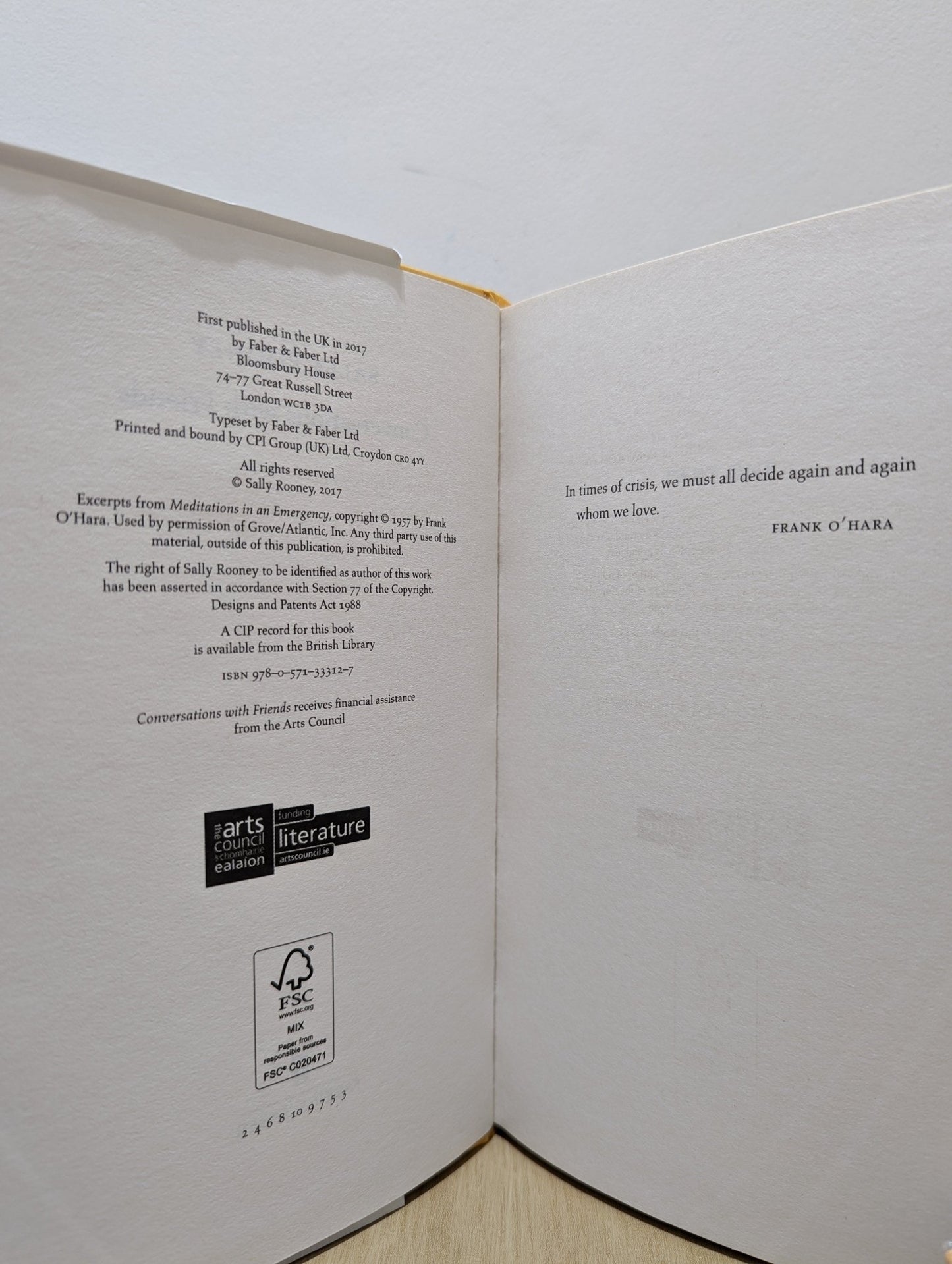 Conversations with Friends by Sally Rooney (First Edition) - Fialta Books