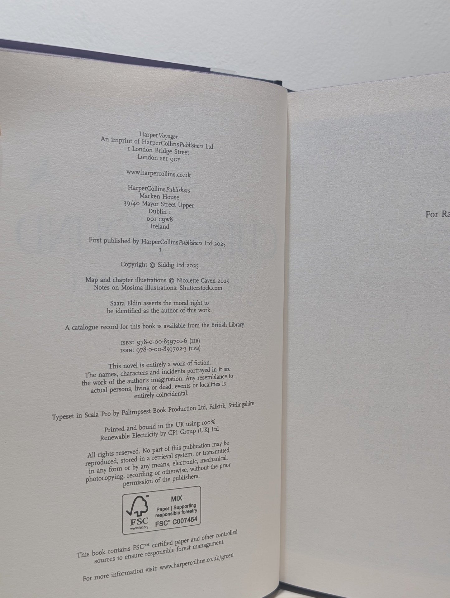 Cursebound by Saara El - Arifi (Signed Numbered First Edition with sprayed edges) - Fialta Books