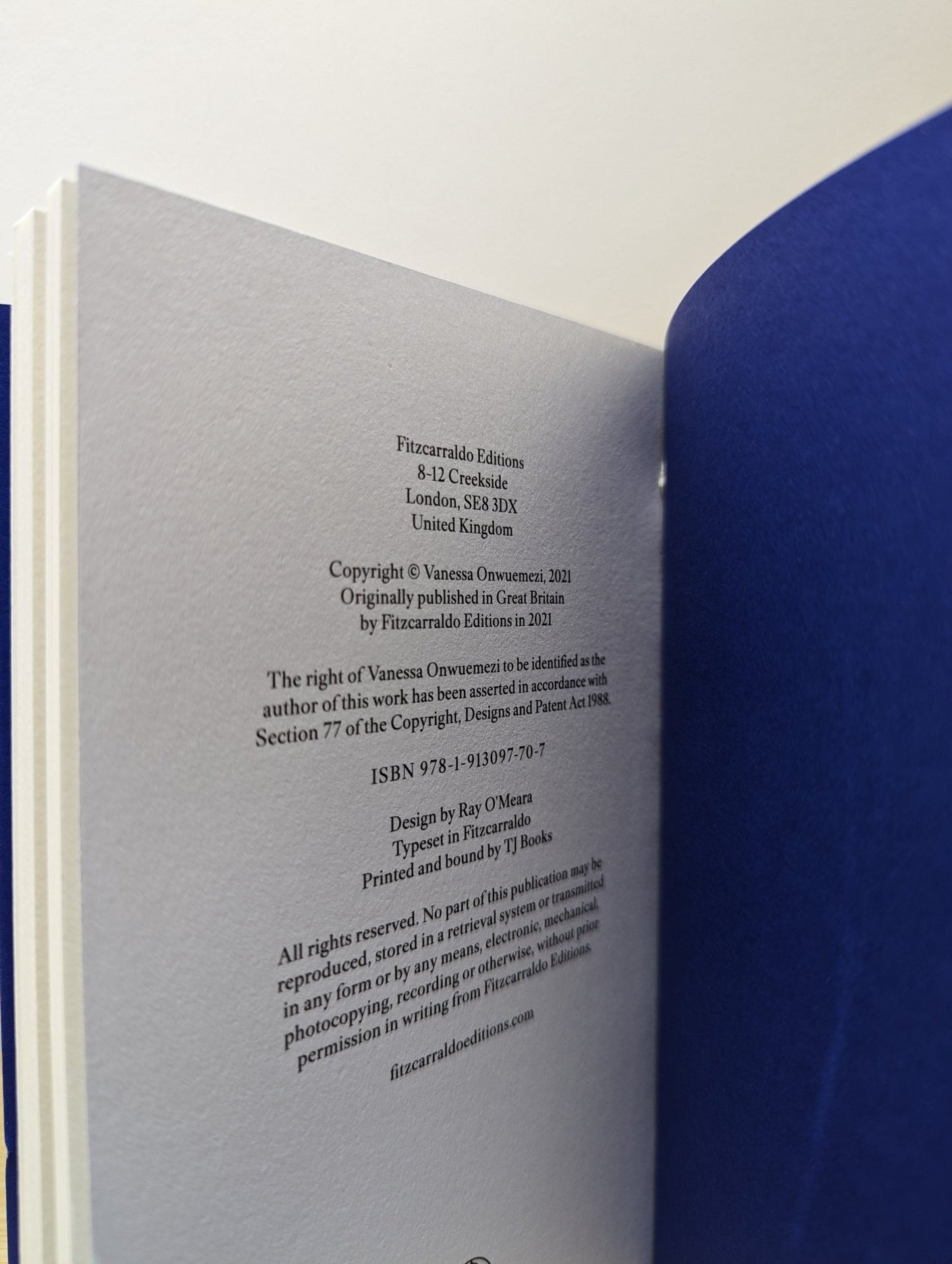 Dark Neighbourhood by Vanessa Onwuemezi (Signed First Edition) - Fialta Books