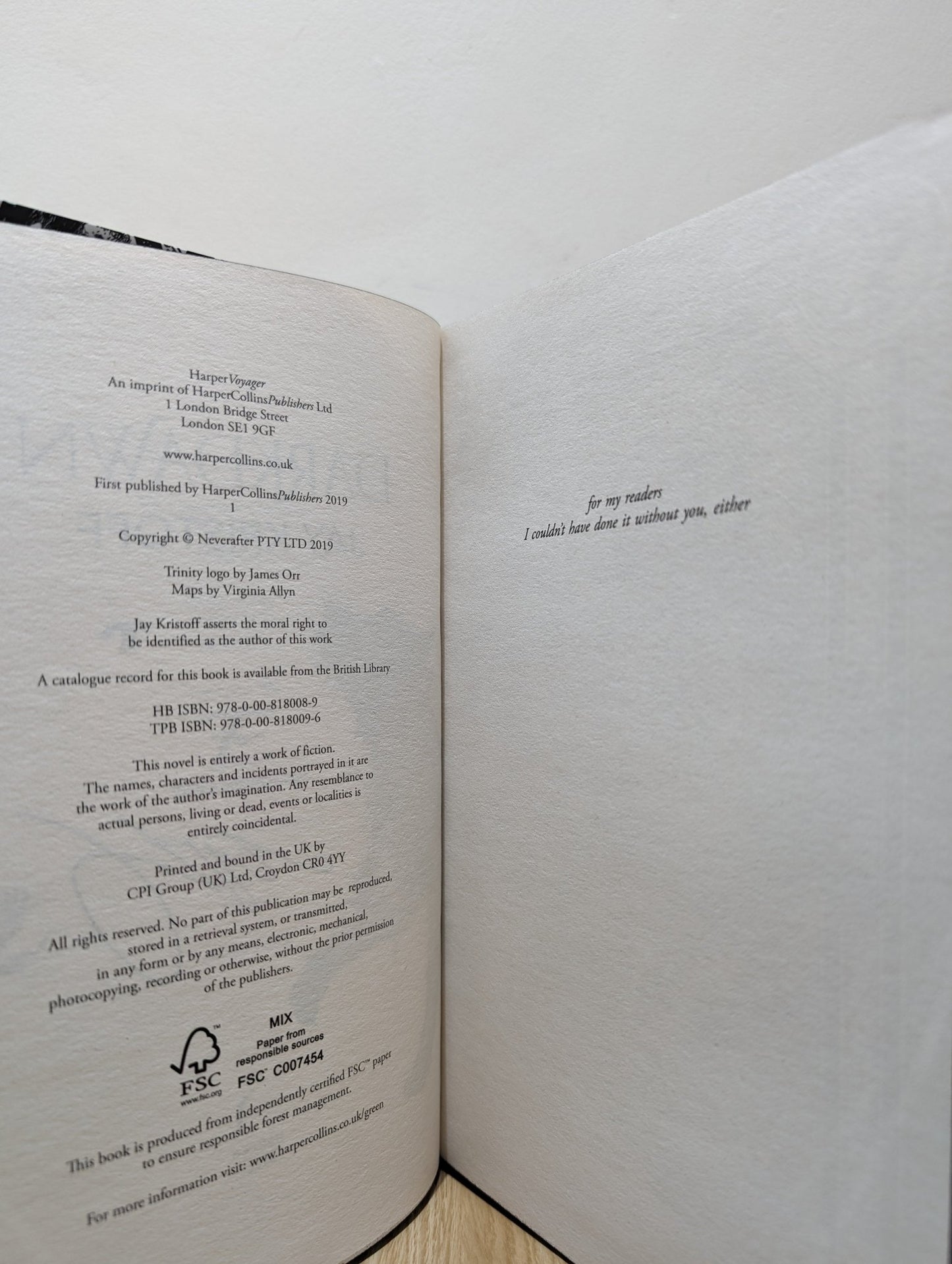 Darkdawn by Jay Kristoff (Signed First Edition with sprayed edges) - Fialta Books