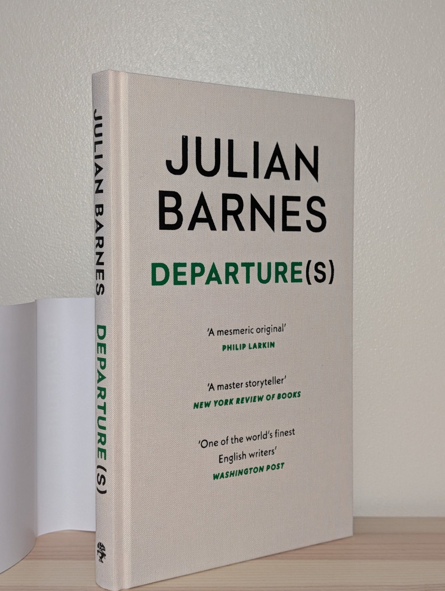 Departure(s) by Julian Barnes (Signed First Edition) - Fialta Books