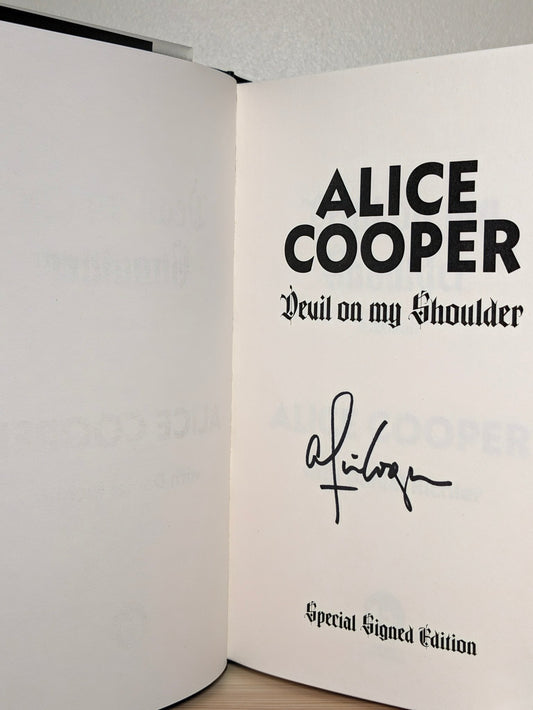 Devil on my Shoulder by Alice Cooper (Signed) - Fialta Books