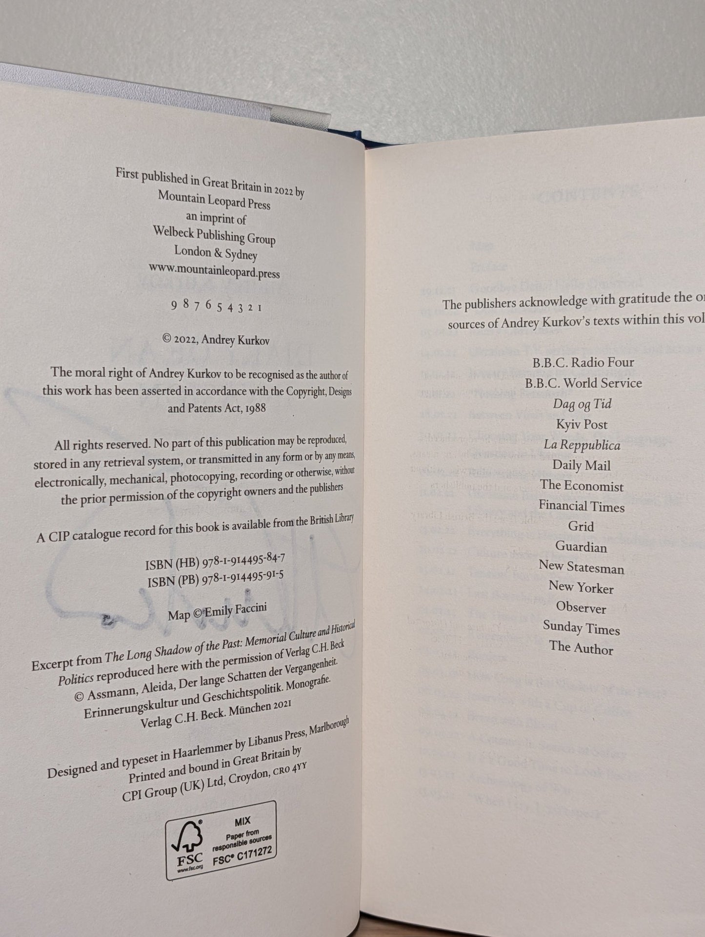 Diary of an Invasion by Andrey Kurkov (Signed First Edition) - Fialta Books